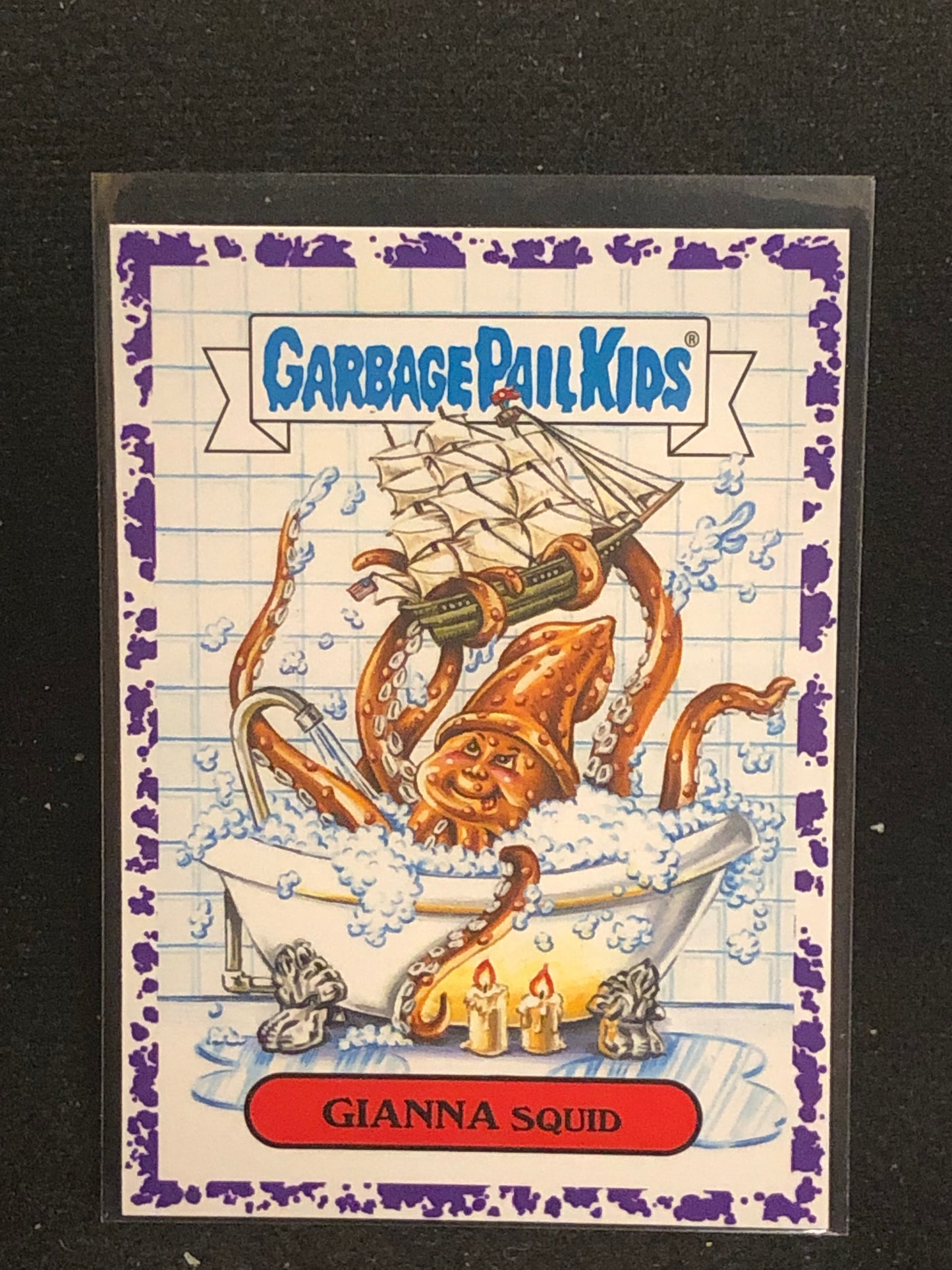 Garbage Pail Kids Oh The Horror-Ible U-PICK Purple Parallel Singles