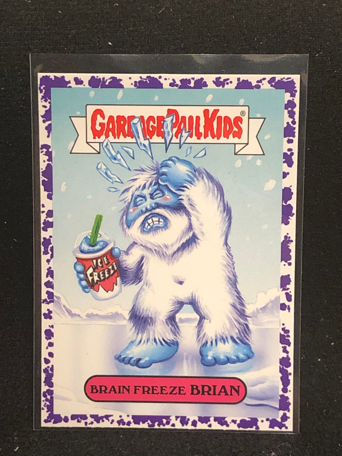 Garbage Pail Kids Oh The Horror-Ible U-PICK Purple Parallel Singles