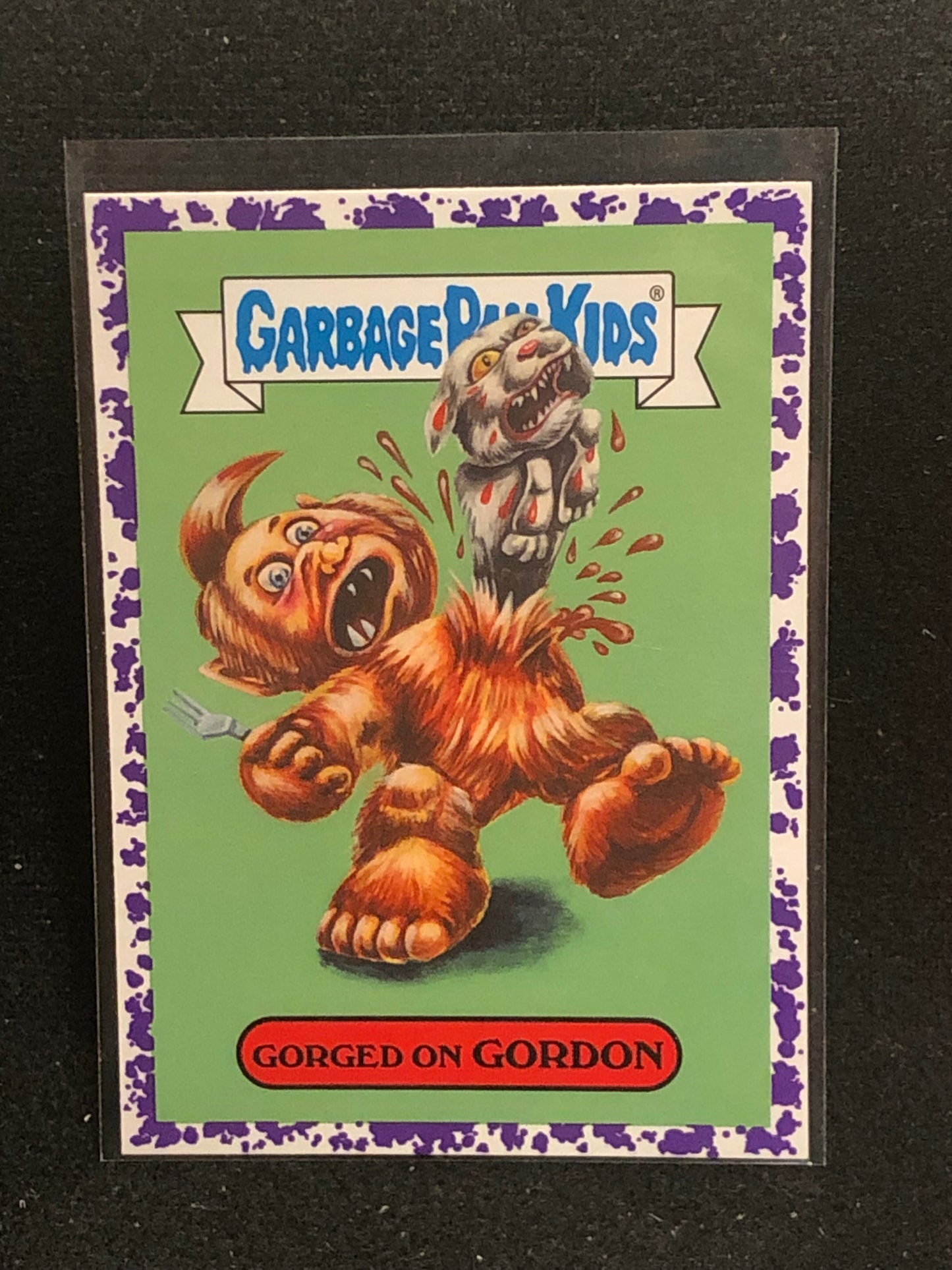 Garbage Pail Kids Oh The Horror-Ible U-PICK Purple Parallel Singles