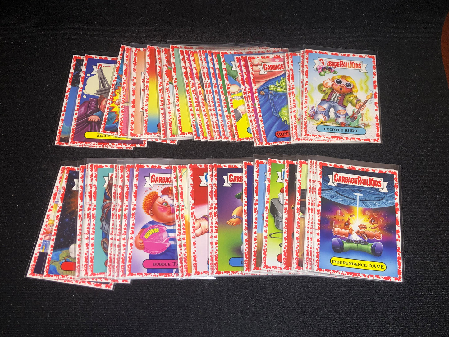 Garbage Pail Kids We Hate The 90's U-PICK Red Parallel Singles