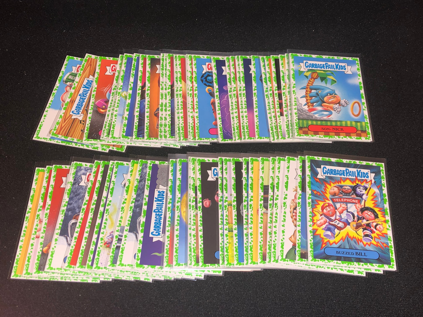 Garbage Pail Kids We Hate The 90's U-PICK Green Parallel Singles