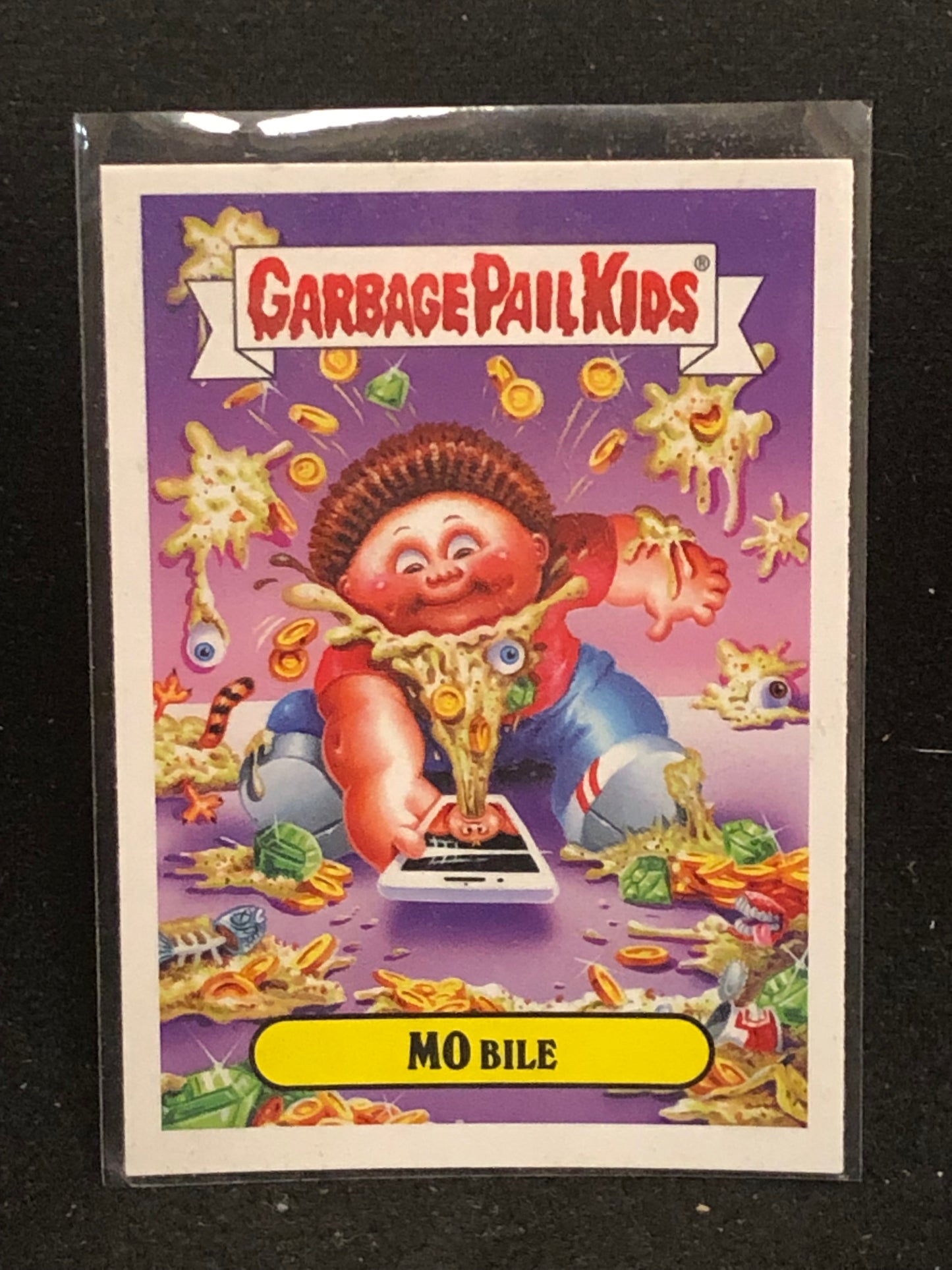 Garbage Pail Kids Revenge Of Oh The Horror-Ible Mo Bile Insert