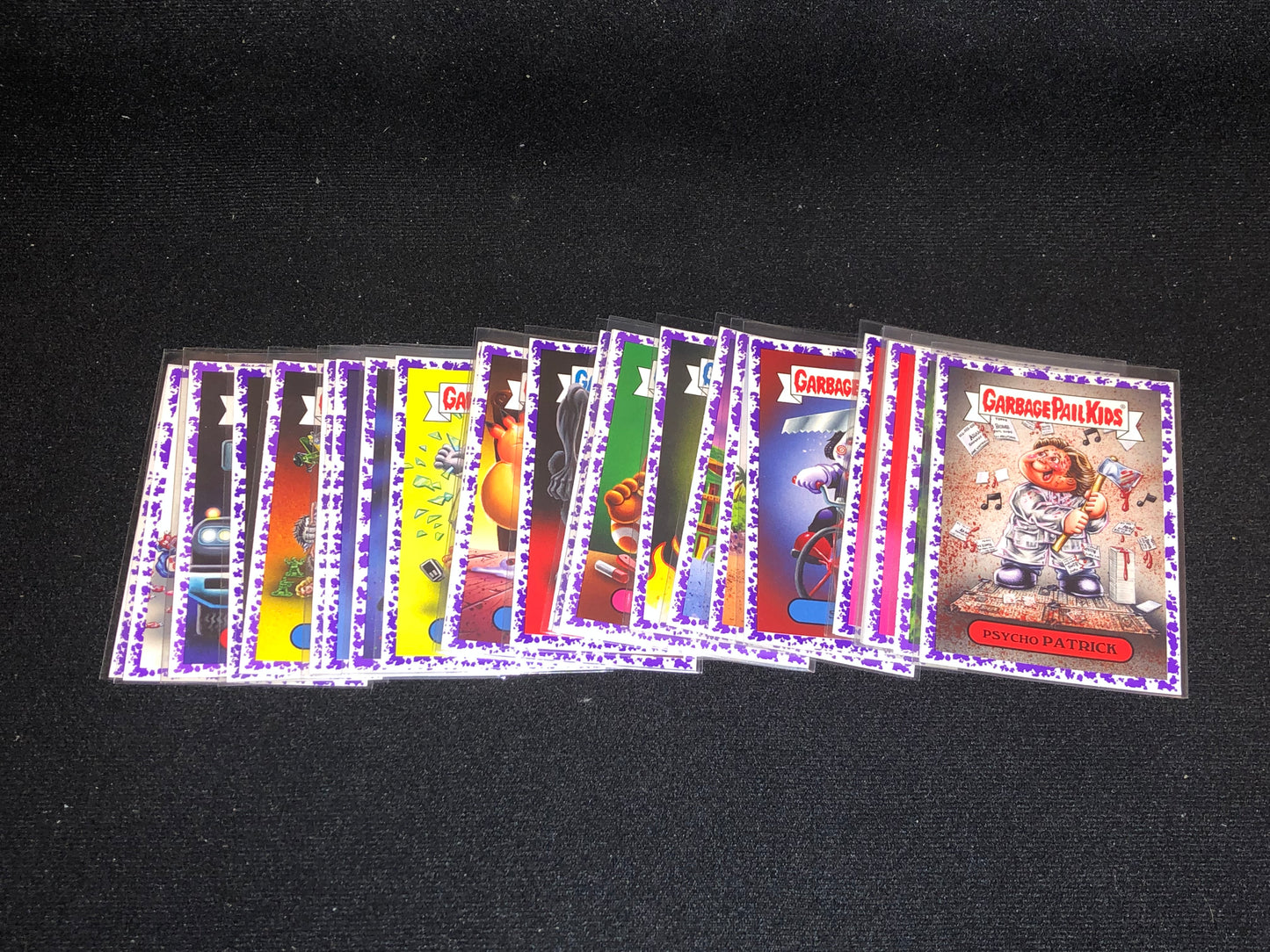 Garbage Pail Kids Revenge Of Oh The Horror-Ible U-PICK Purple Parallel Singles