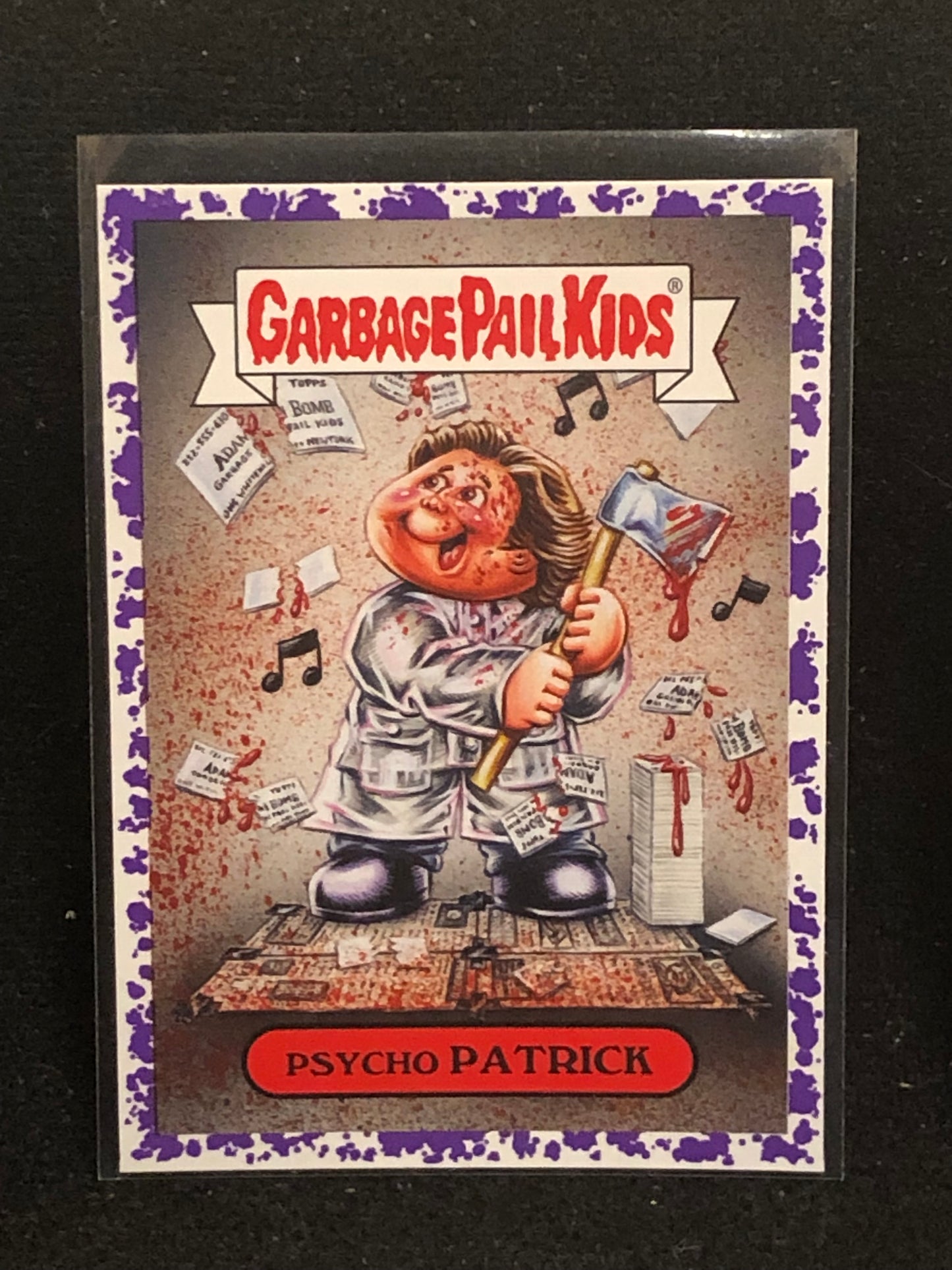 Garbage Pail Kids Revenge Of Oh The Horror-Ible U-PICK Purple Parallel Singles