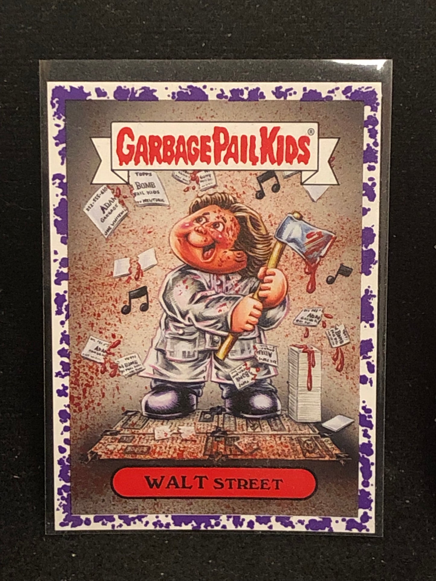 Garbage Pail Kids Revenge Of Oh The Horror-Ible U-PICK Purple Parallel Singles