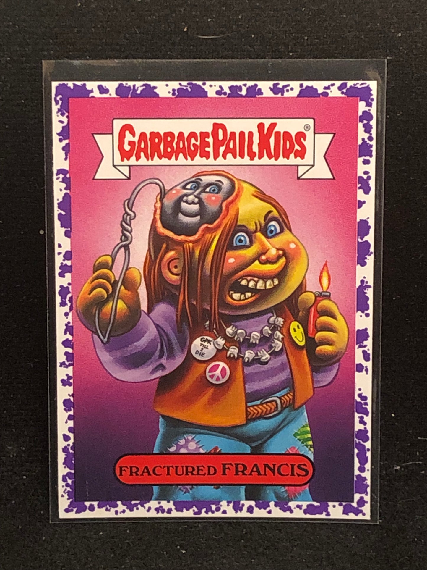 Garbage Pail Kids Revenge Of Oh The Horror-Ible U-PICK Purple Parallel Singles