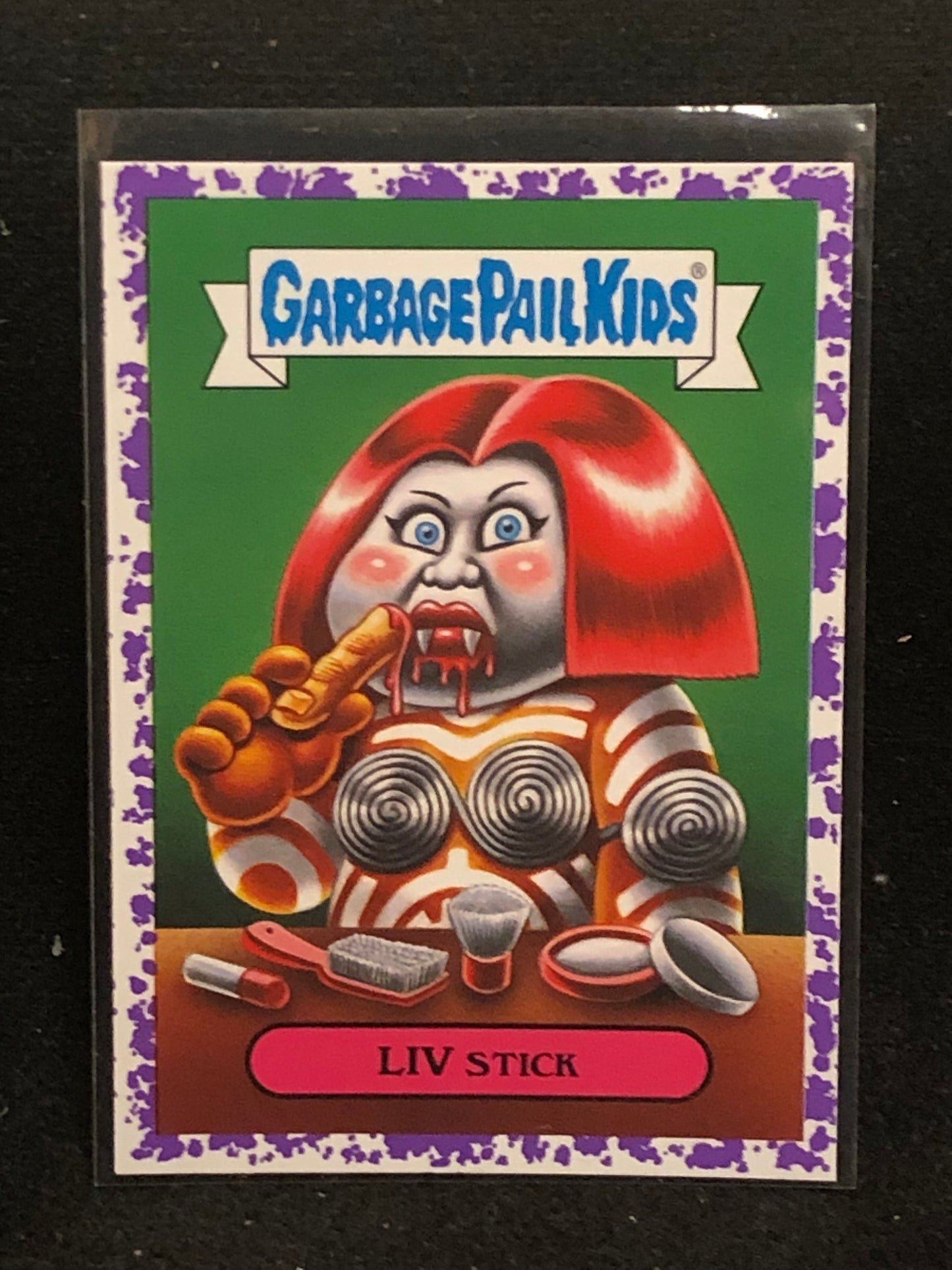 Garbage Pail Kids Revenge Of Oh The Horror-Ible U-PICK Purple Parallel Singles