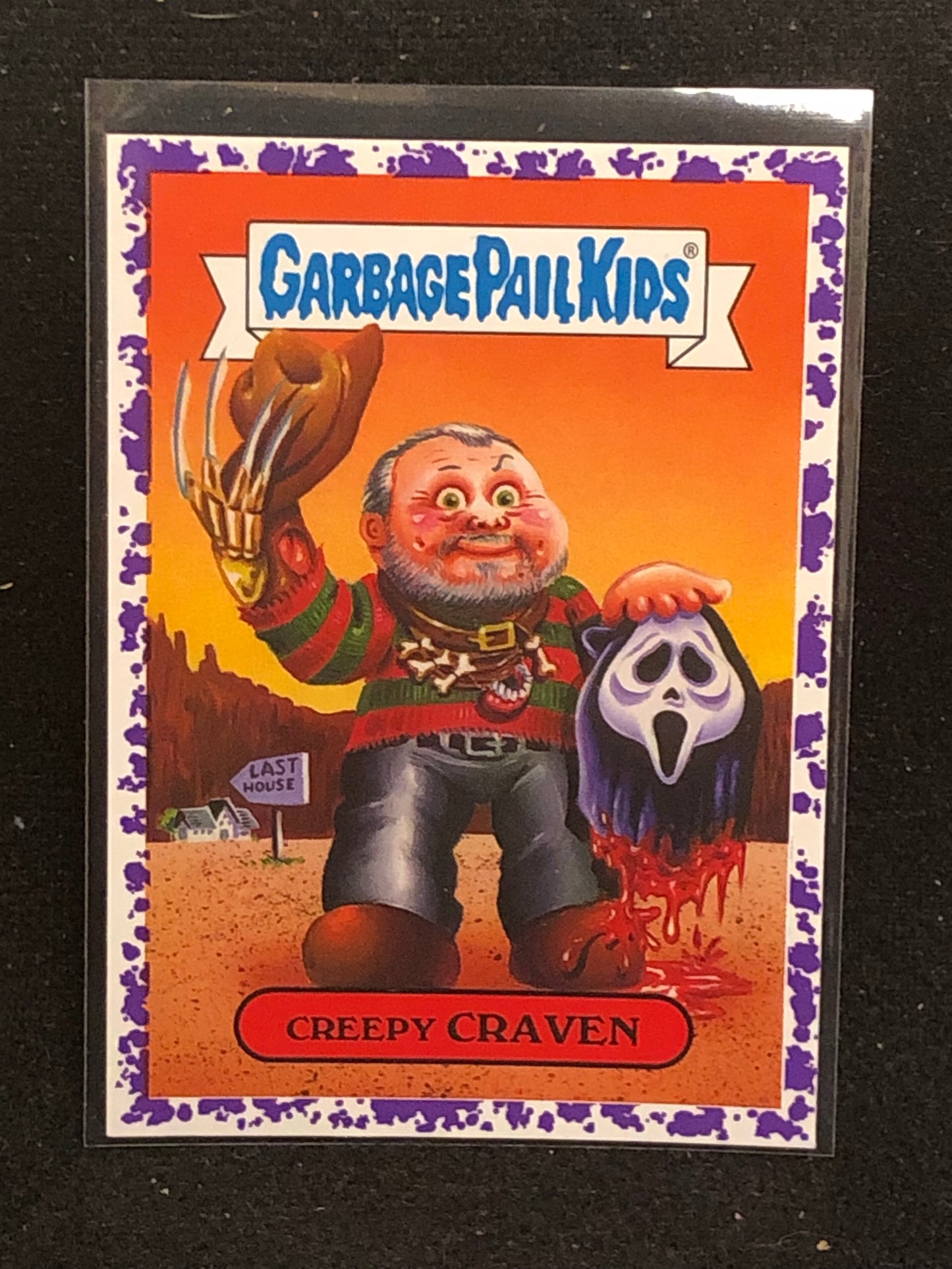 Garbage Pail Kids Revenge Of Oh The Horror-Ible U-PICK Purple Parallel Singles