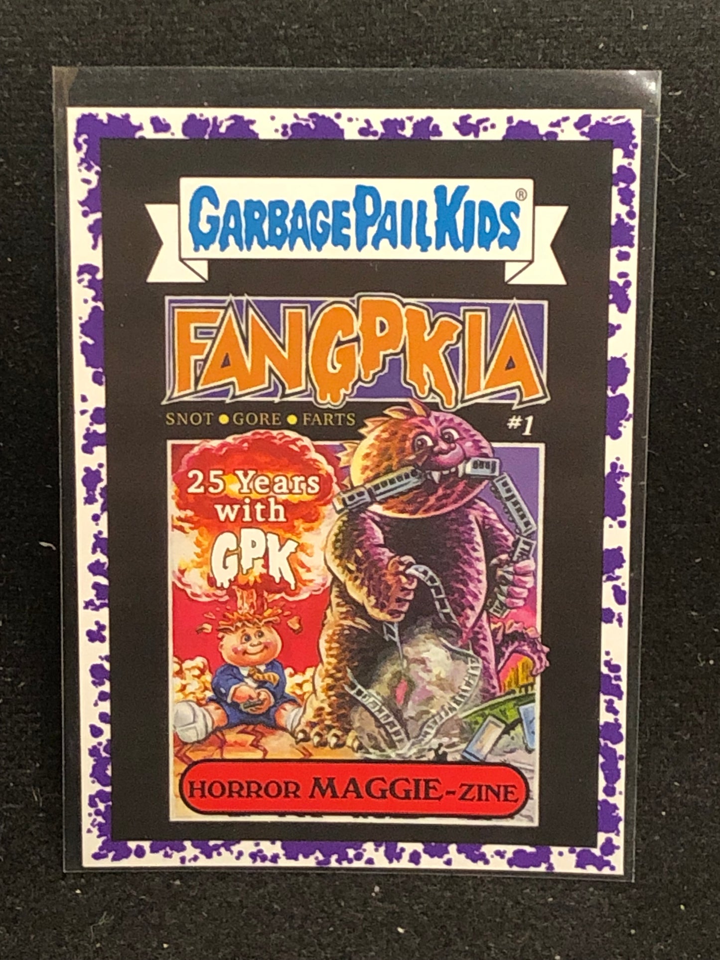 Garbage Pail Kids Revenge Of Oh The Horror-Ible U-PICK Purple Parallel Singles