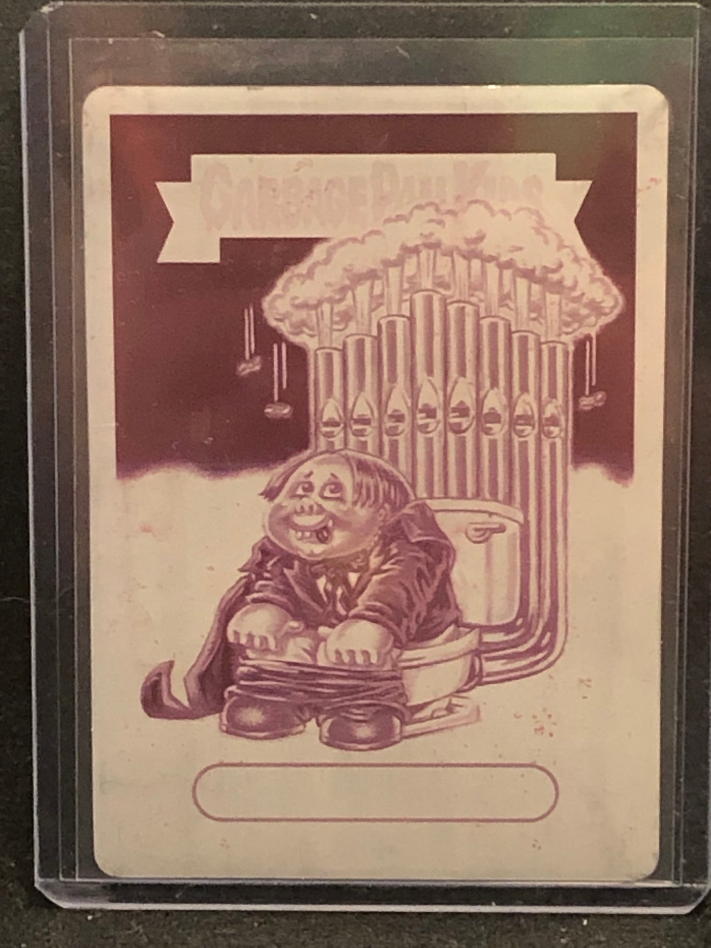 Garbage Pail Kids Oh The Horror-ible U-PICK Printing Plate 1/1