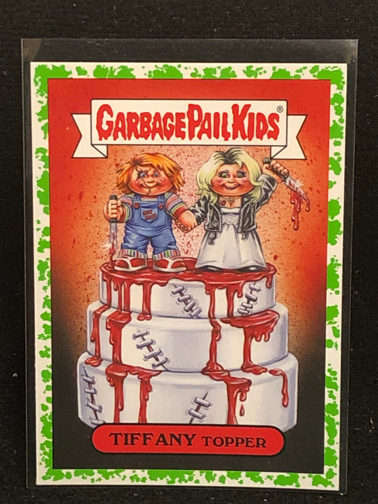 Garbage Pail Kids Revenge Of Oh The Horror-Ible U-PICK Green Parallel Singles