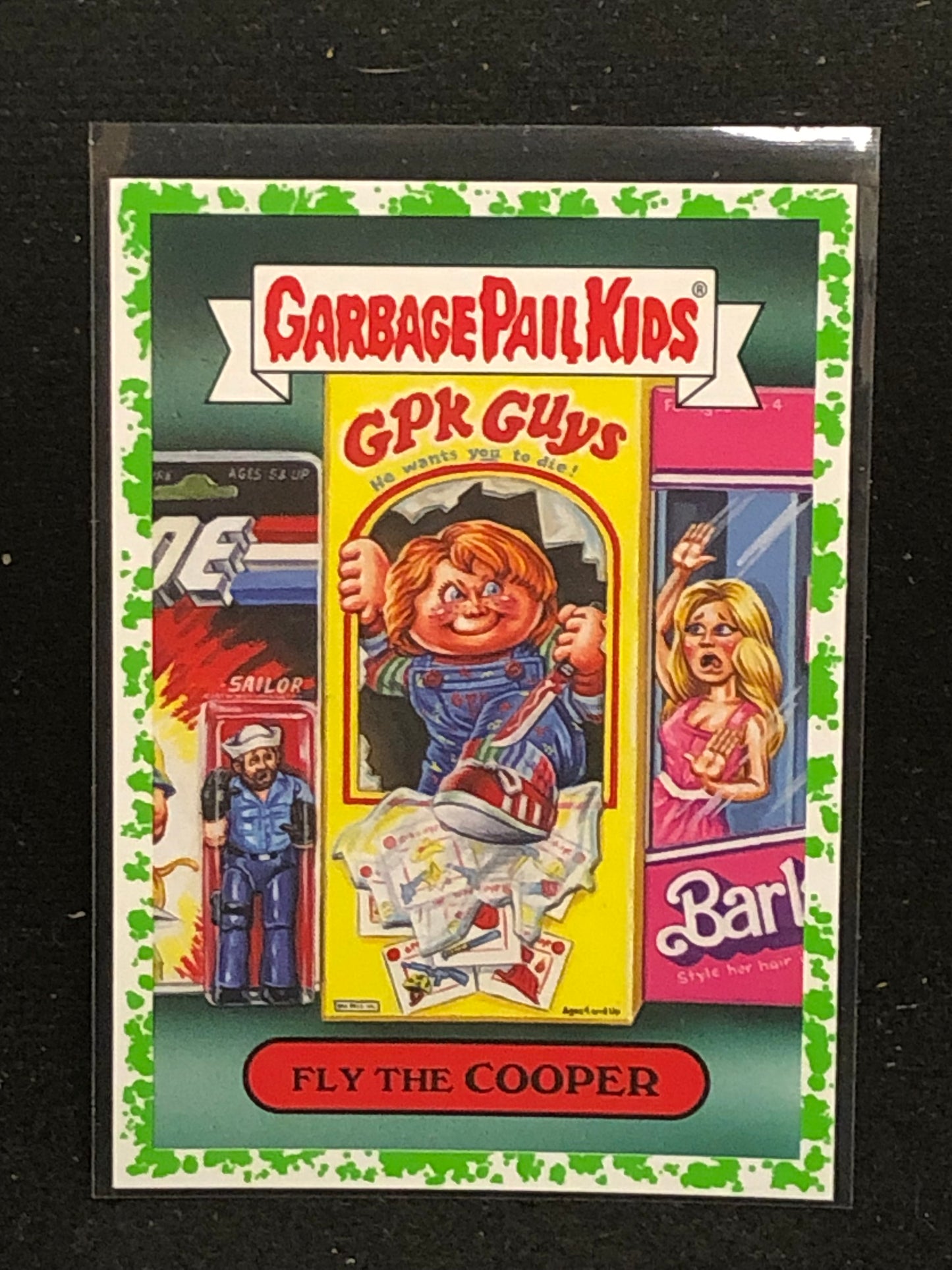 Garbage Pail Kids Revenge Of Oh The Horror-Ible U-PICK Green Parallel Singles