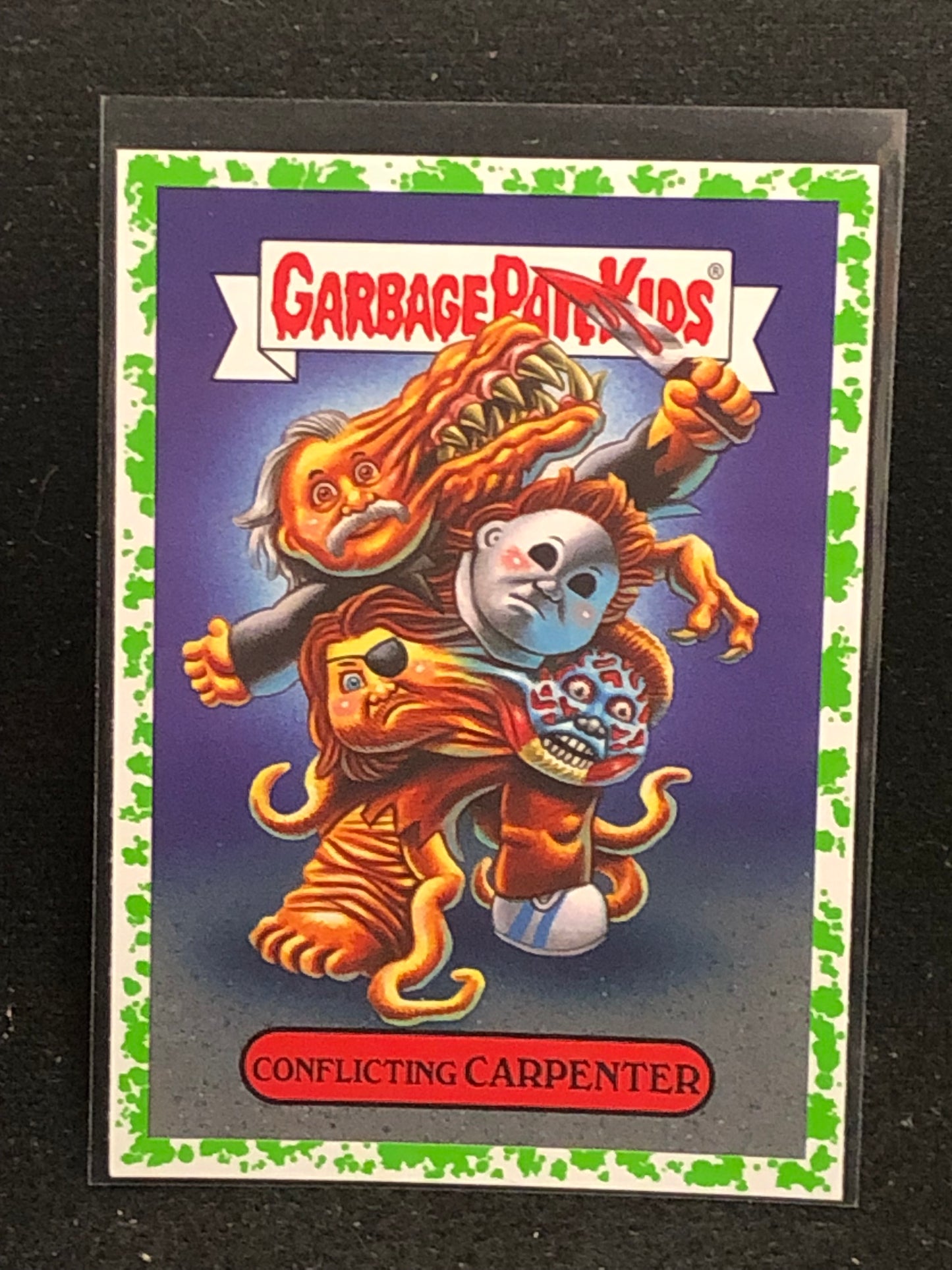 Garbage Pail Kids Revenge Of Oh The Horror-Ible U-PICK Green Parallel Singles