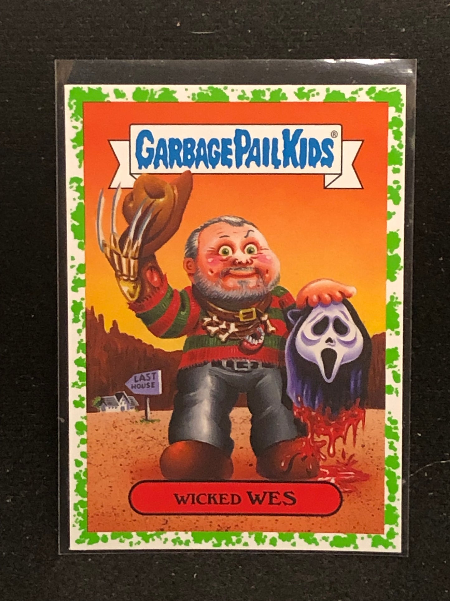 Garbage Pail Kids Revenge Of Oh The Horror-Ible U-PICK Green Parallel Singles