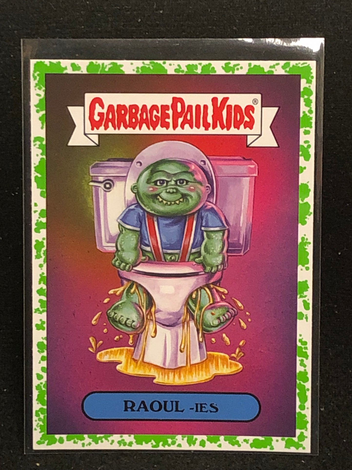 Garbage Pail Kids Revenge Of Oh The Horror-Ible U-PICK Green Parallel Singles