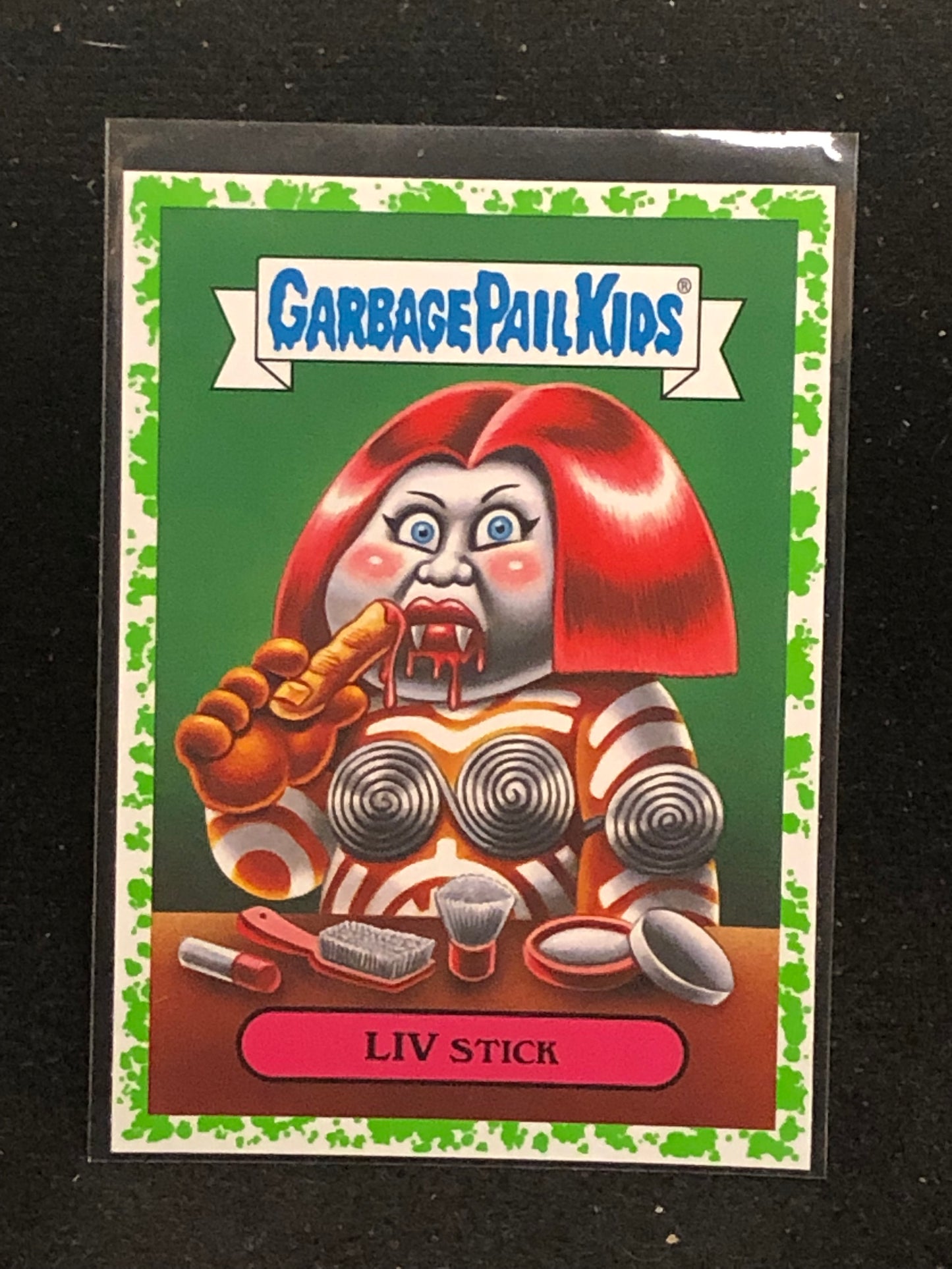 Garbage Pail Kids Revenge Of Oh The Horror-Ible U-PICK Green Parallel Singles