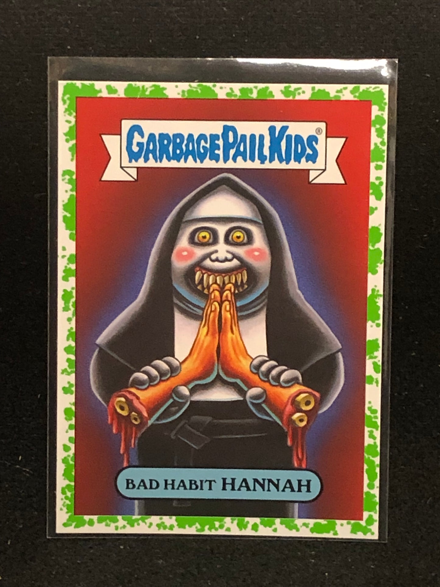 Garbage Pail Kids Revenge Of Oh The Horror-Ible U-PICK Green Parallel Singles