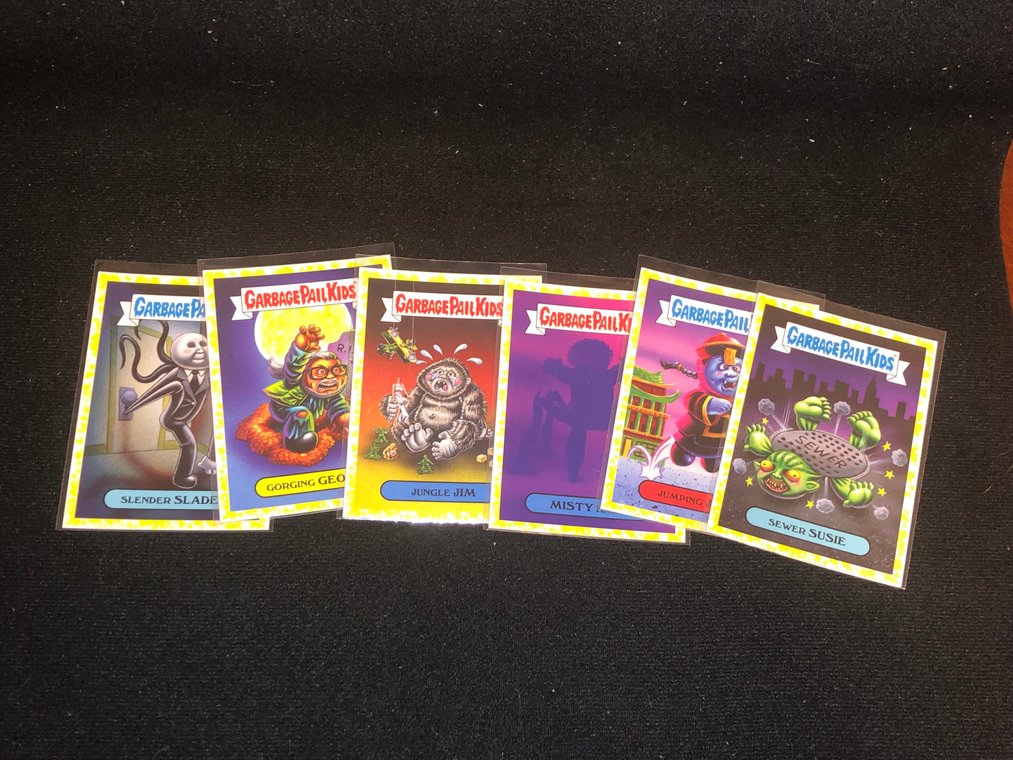 Garbage Pail Kids Revenge Of Oh The Horror-Ible U-PICK Yellow Parallel Singles