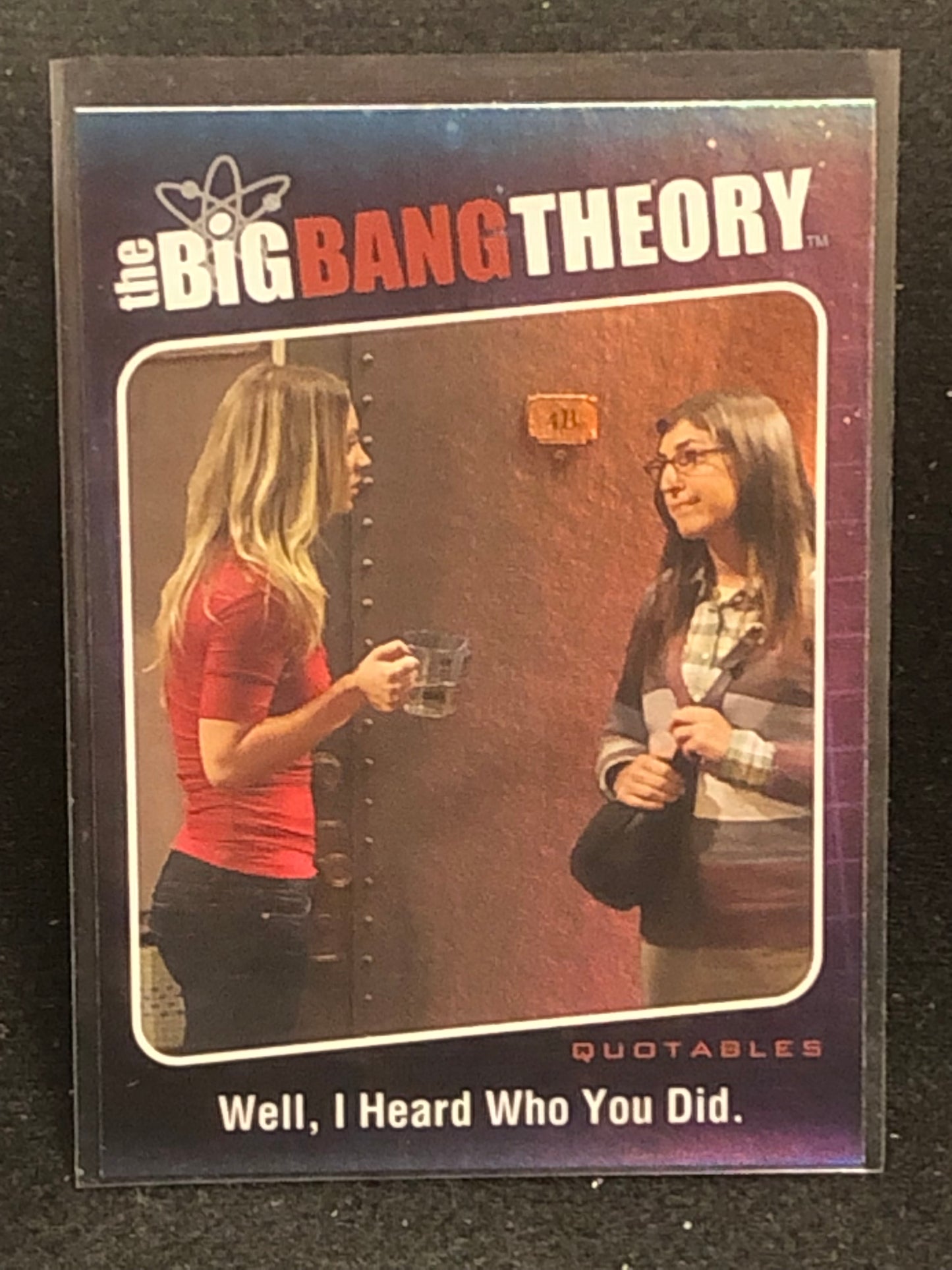 2012 Cryptozoic The Big Bang Theory Seasons 5 U-PICK Quotables Insert Singles