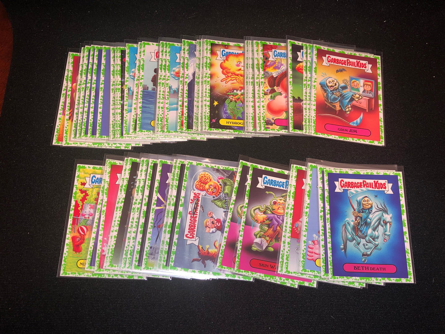 Garbage Pail Kids Adam-Geddon U-PICK Green Parallel Singles