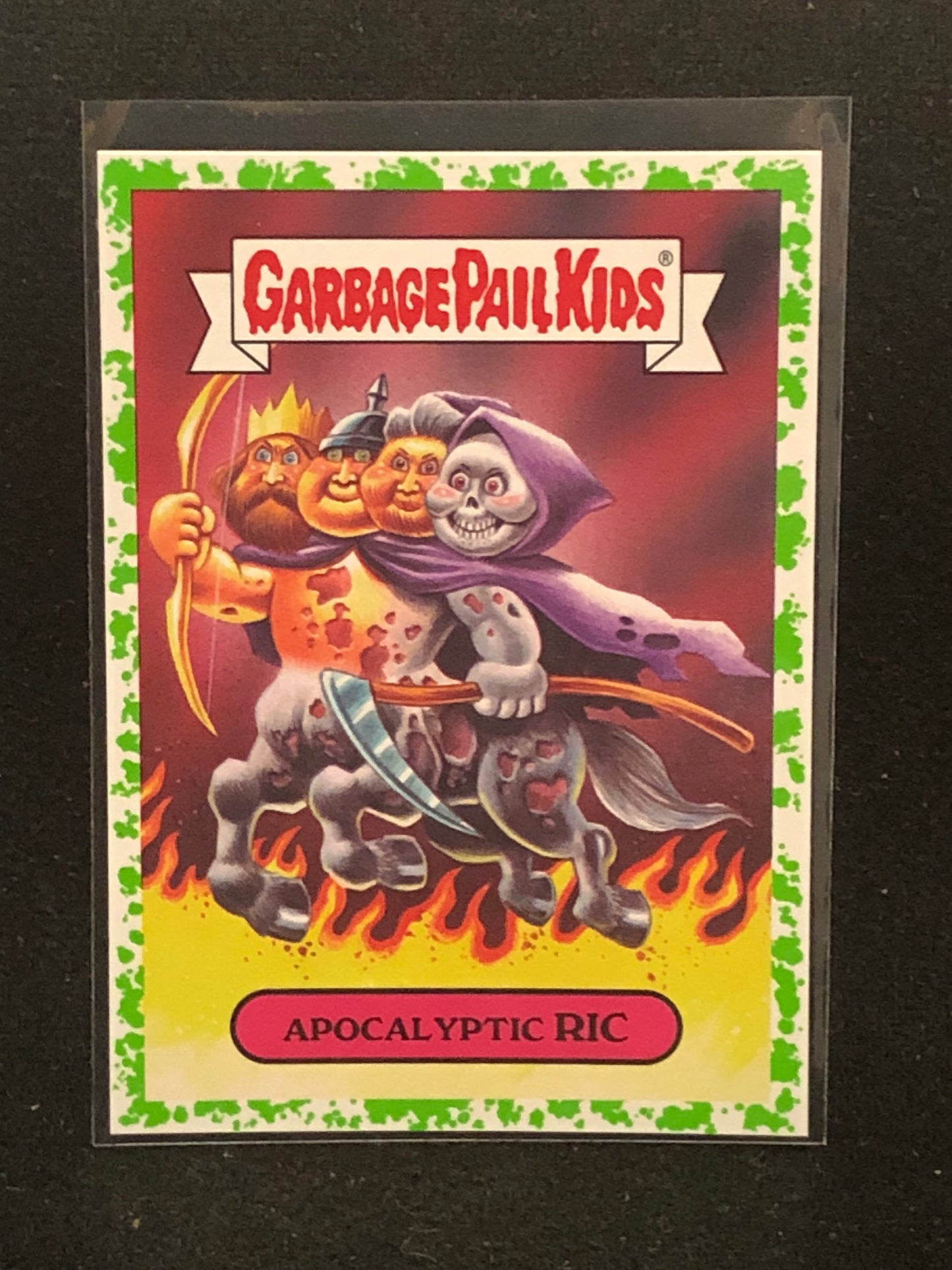 Garbage Pail Kids Adam-Geddon U-PICK Green Parallel Singles