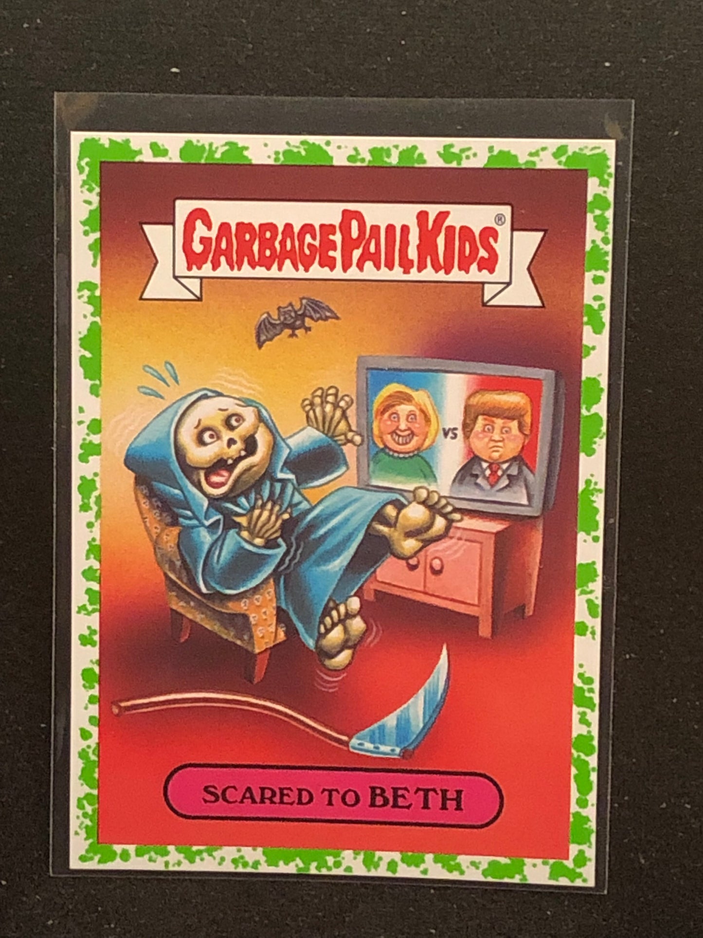 Garbage Pail Kids Adam-Geddon U-PICK Green Parallel Singles