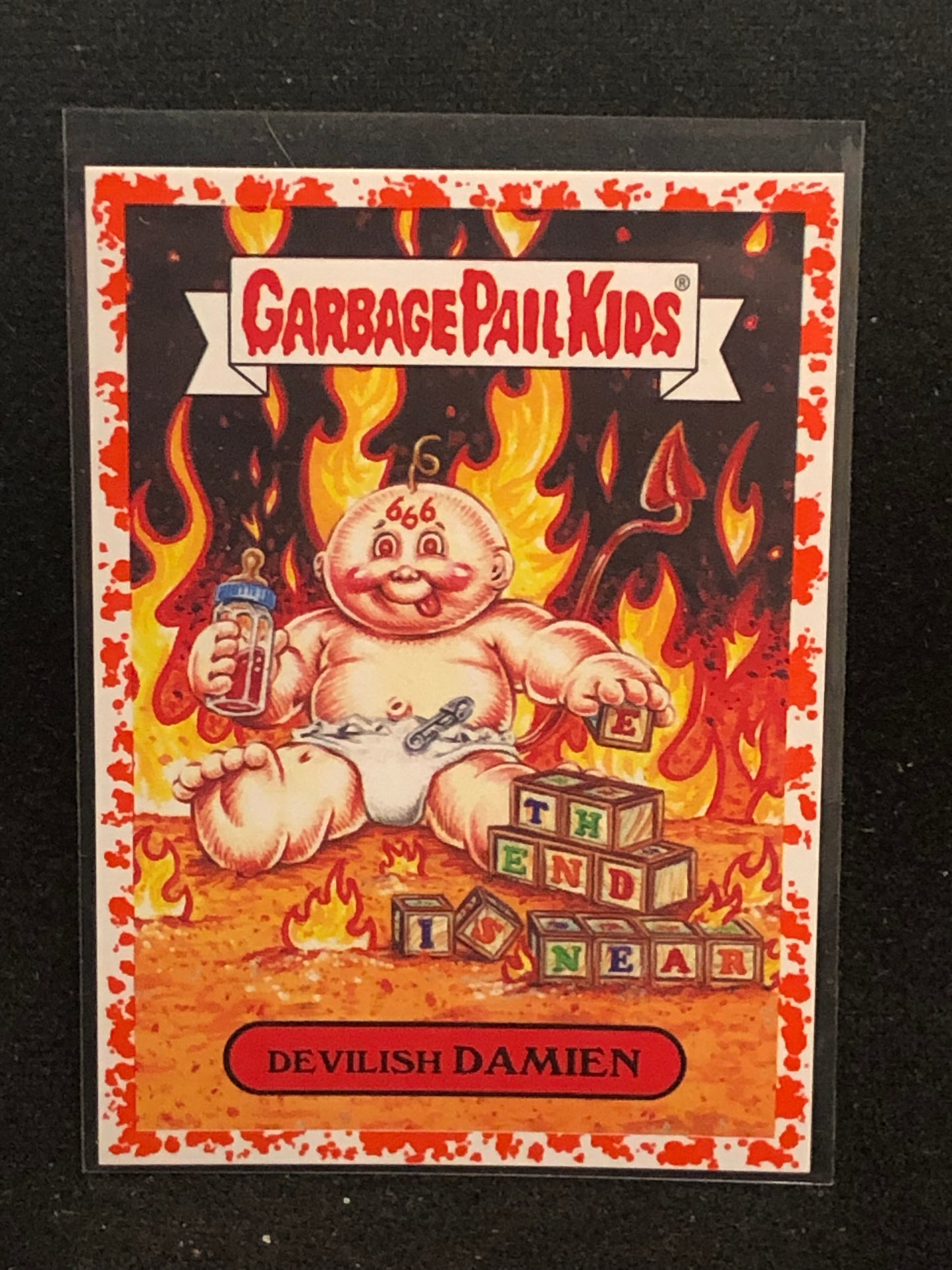 Garbage Pail Kids Adam-Geddon U-PICK Red Parallel Singles