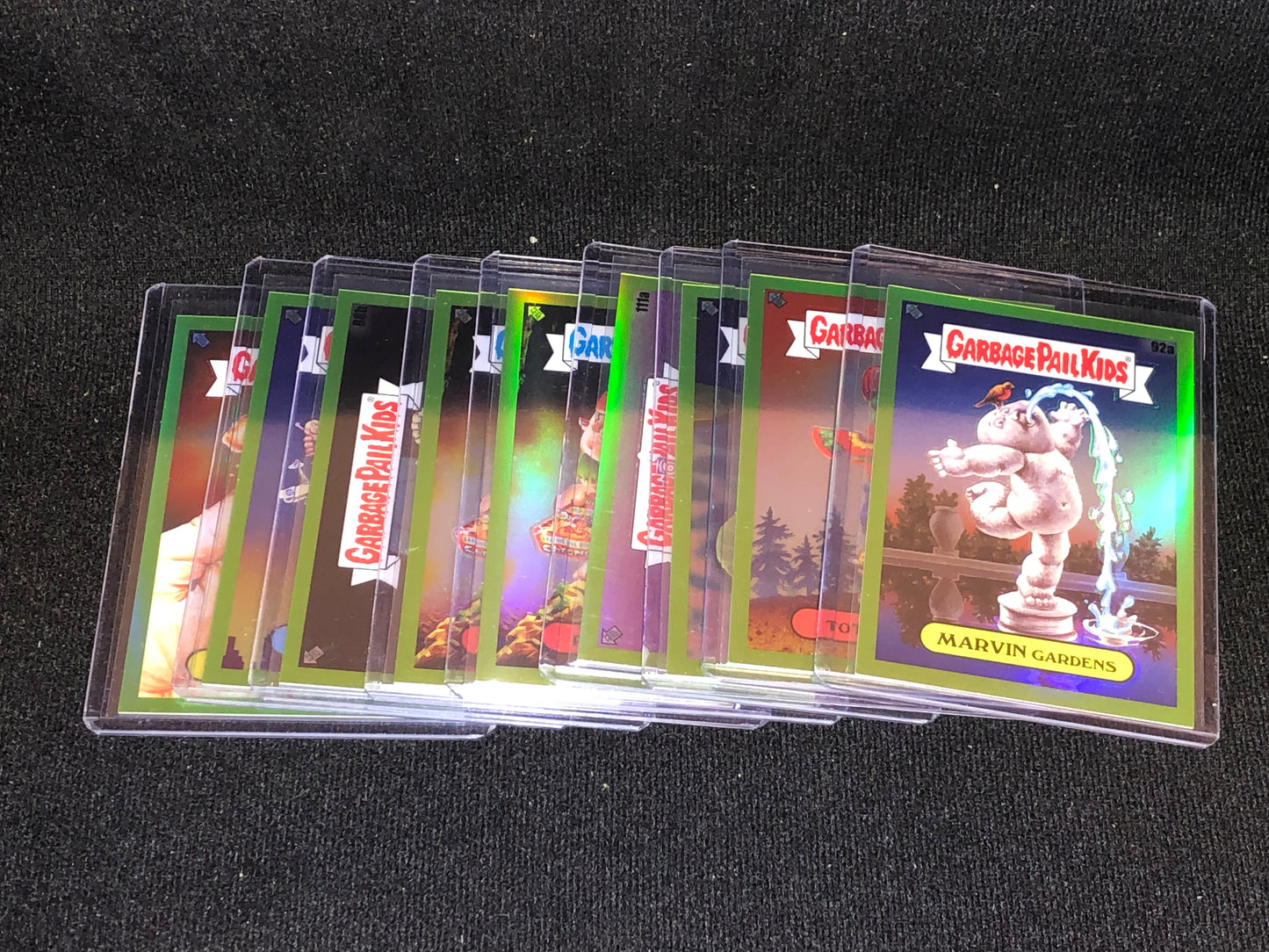 Garbage Pail Kids Chrome Series 3 U-PICK Green Parallel Singles