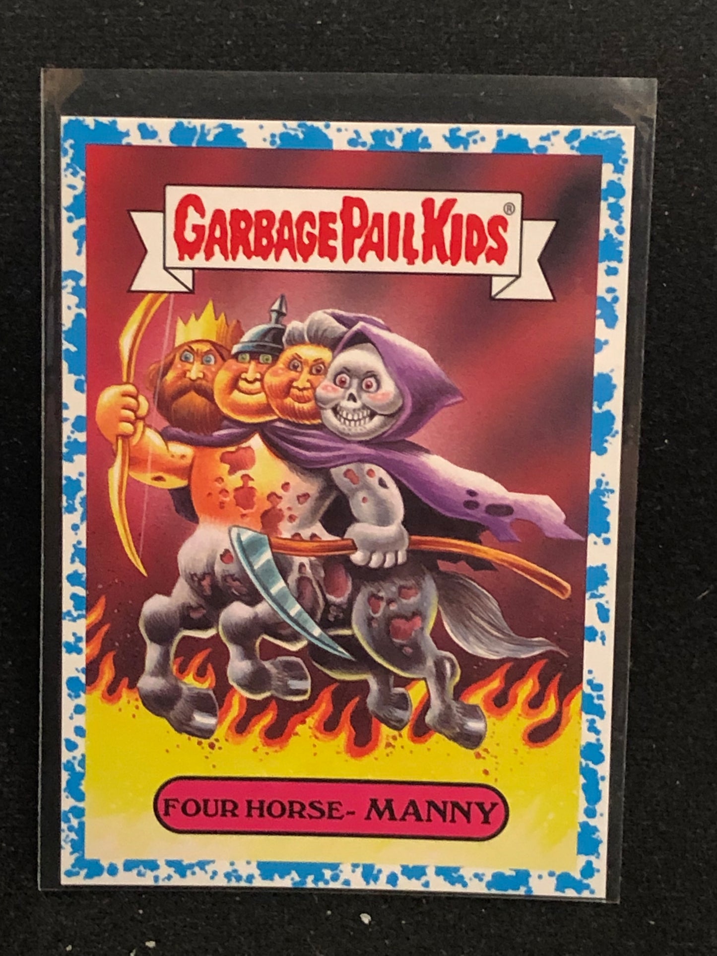 Garbage Pail Kids Adam-Geddon U-PICK Blue Parallel Singles