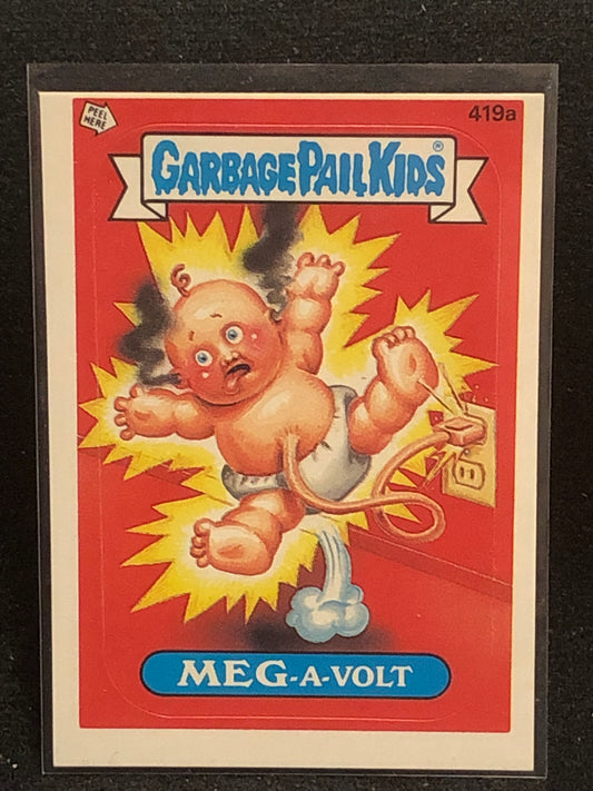 Garbage Pail Kids Original Series 11 (os11) 419a Meg A Volt