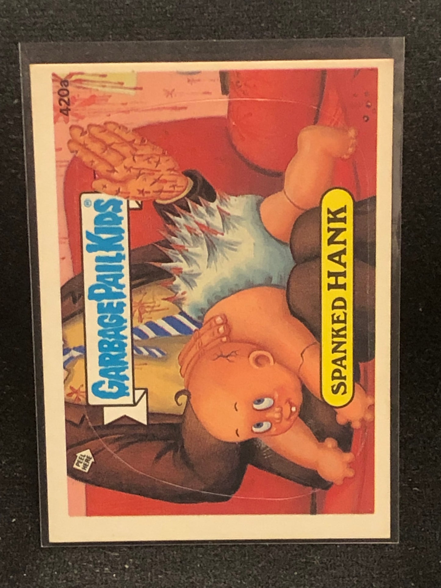 Garbage Pail Kids Original Series 11 (os11) 420a Spanked Hank