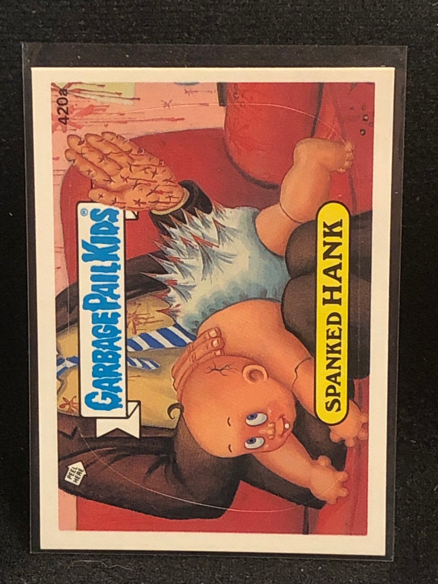 Garbage Pail Kids Original Series 11 (os11) 420a Spanked Hank
