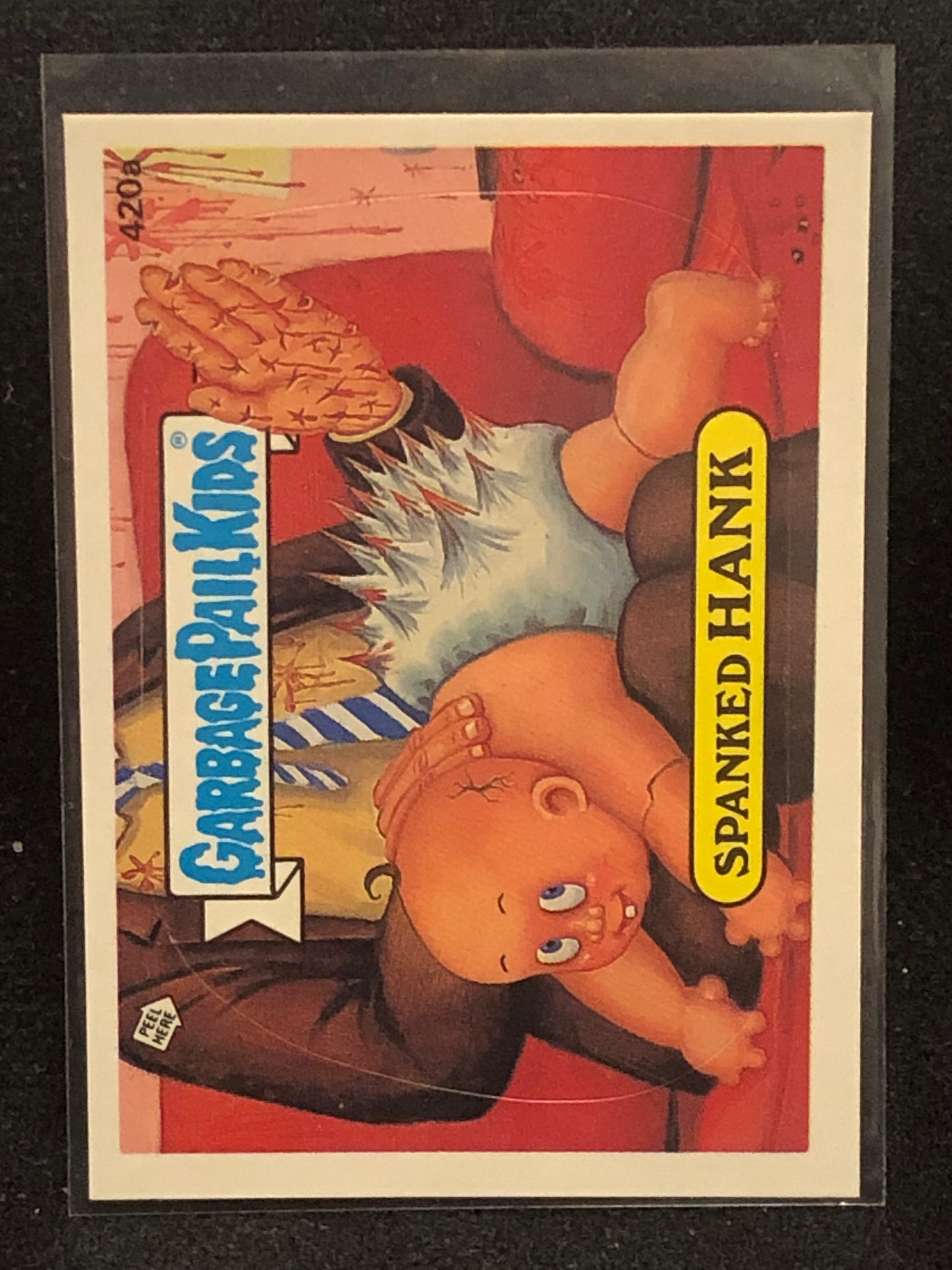 Garbage Pail Kids Original Series 11 (os11) 420a Spanked Hank