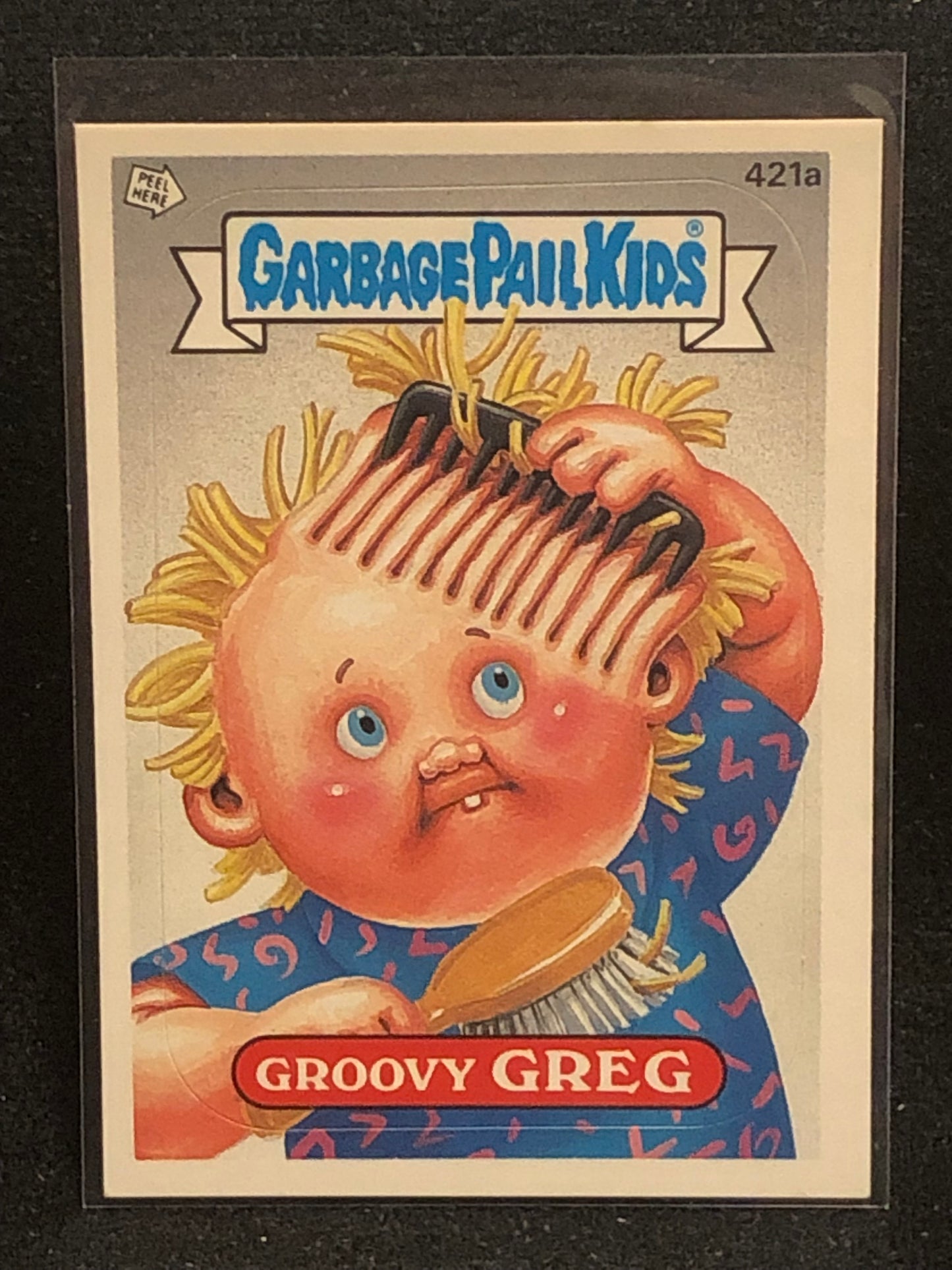 Garbage Pail Kids Original Series 11 (os11) 421a Groovy Greg