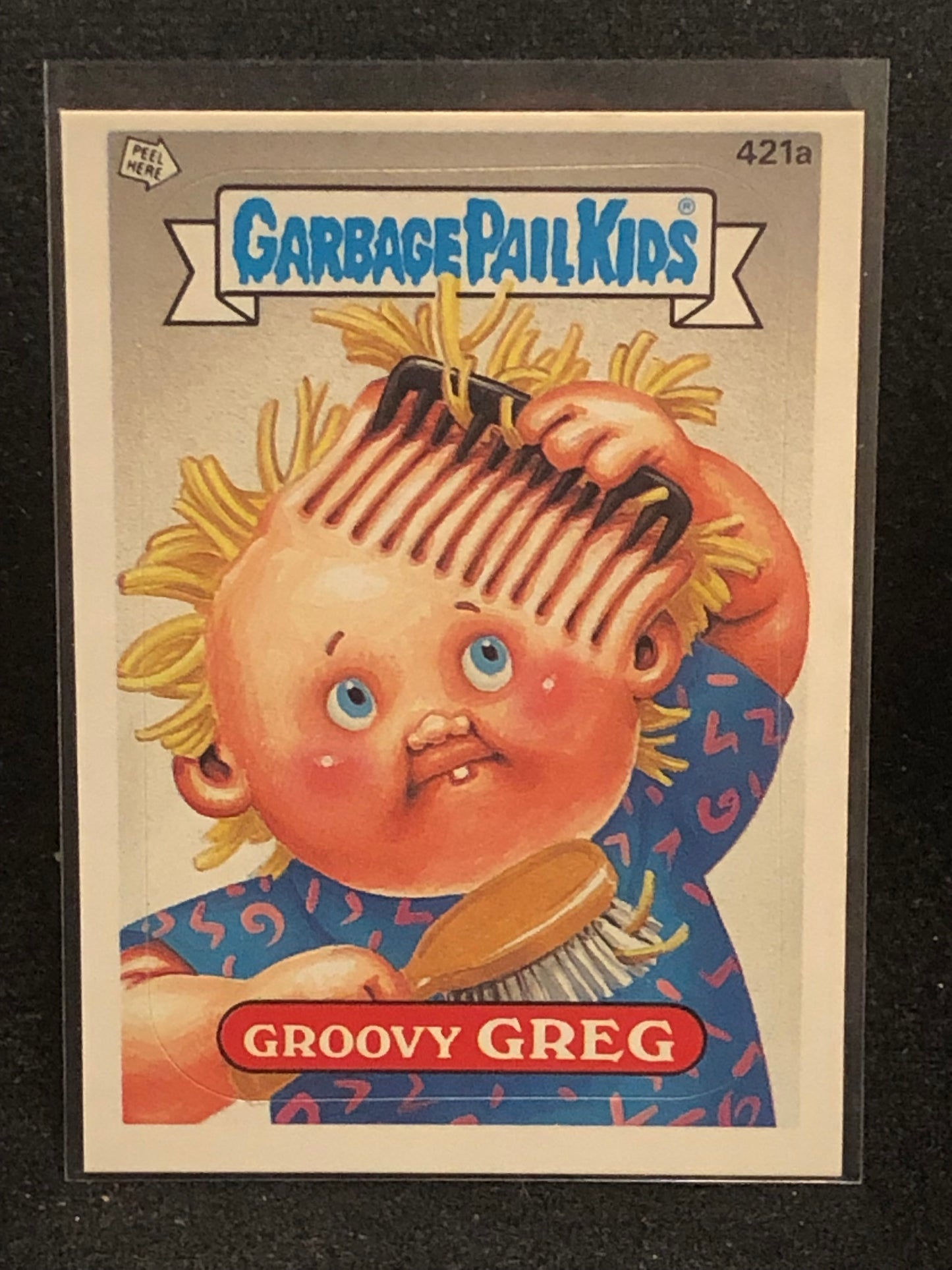 Garbage Pail Kids Original Series 11 (os11) 421a Groovy Greg