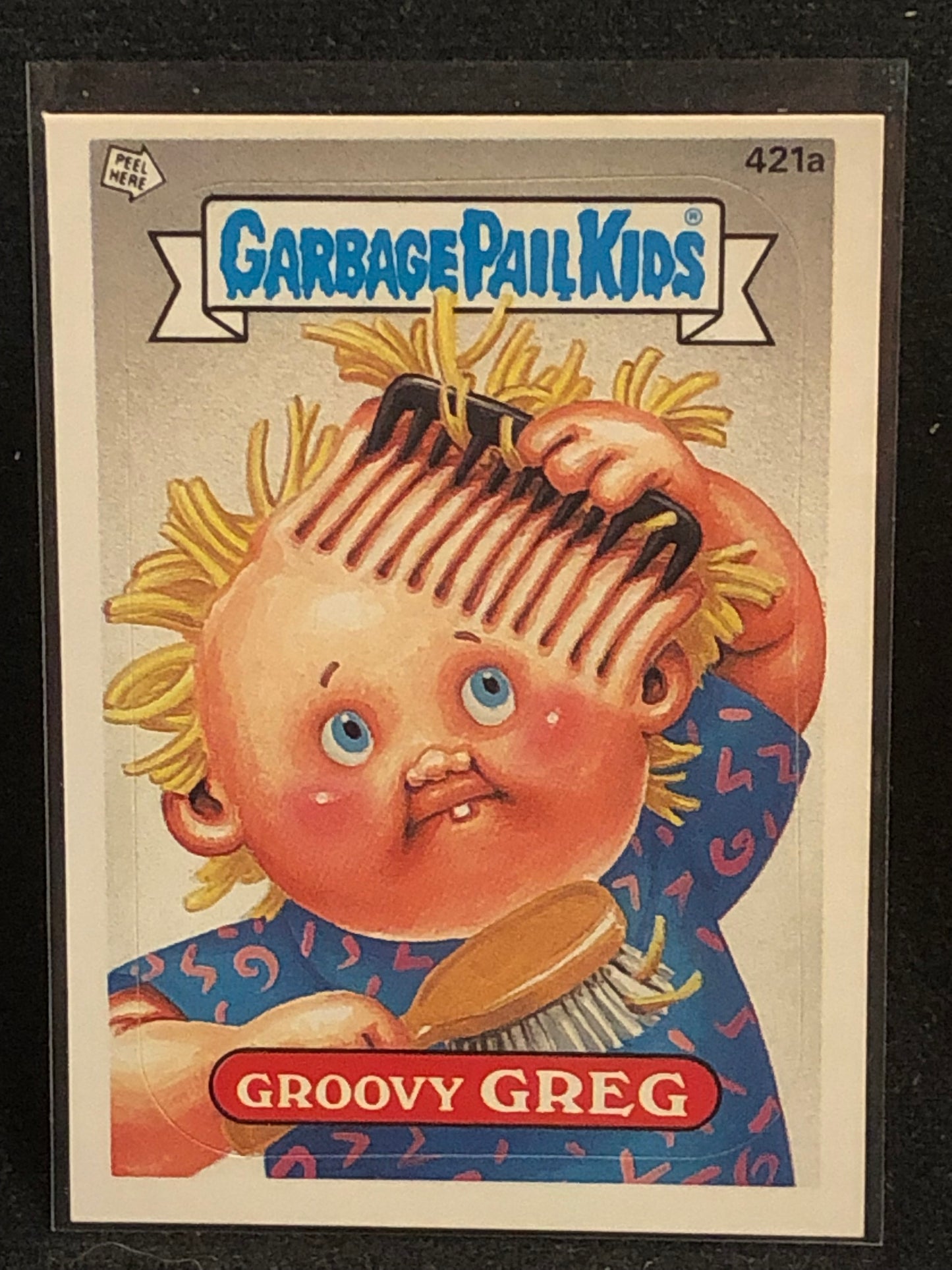 Garbage Pail Kids Original Series 11 (os11) 421a Groovy Greg