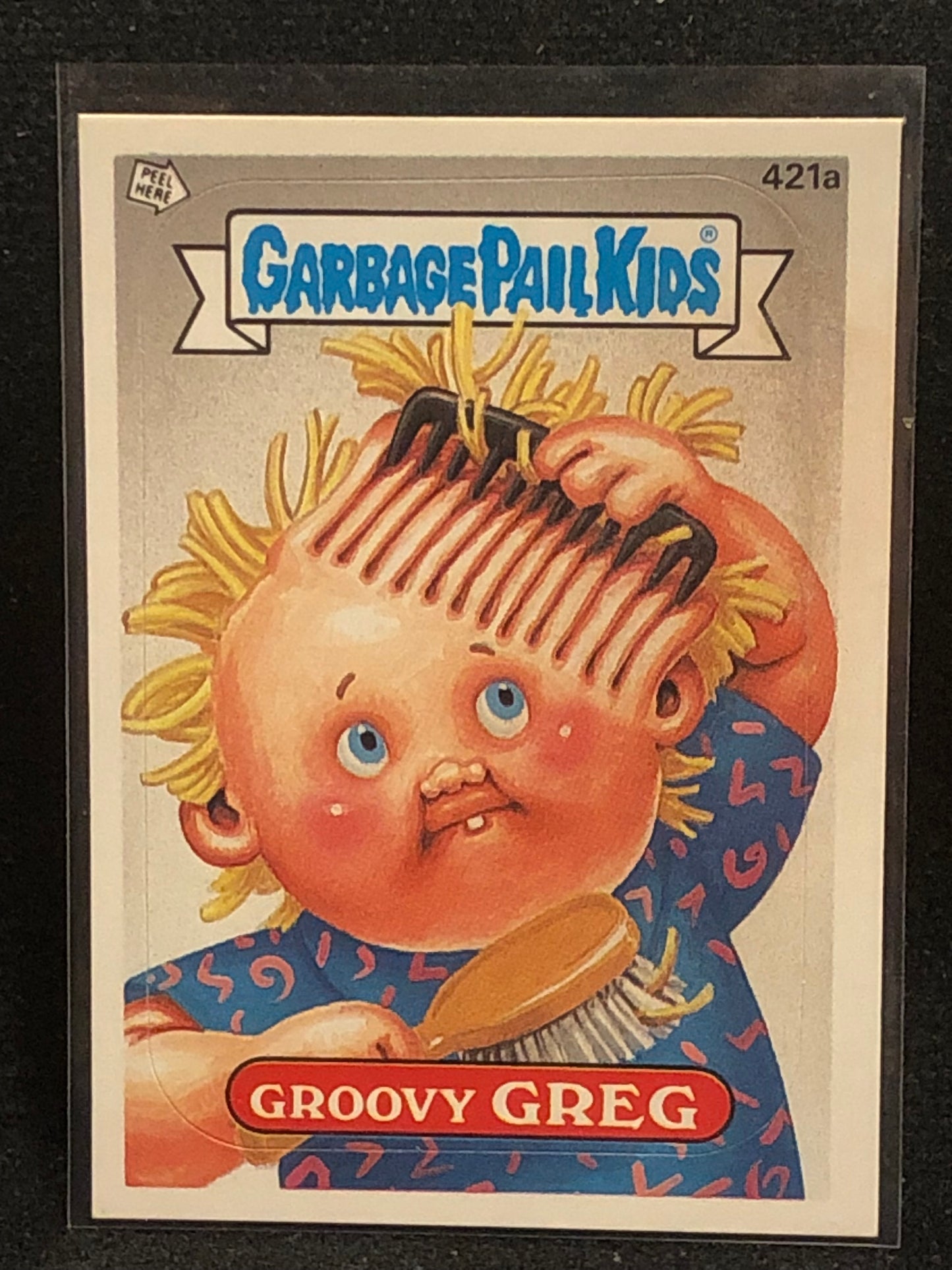 Garbage Pail Kids Original Series 11 (os11) 421a Groovy Greg