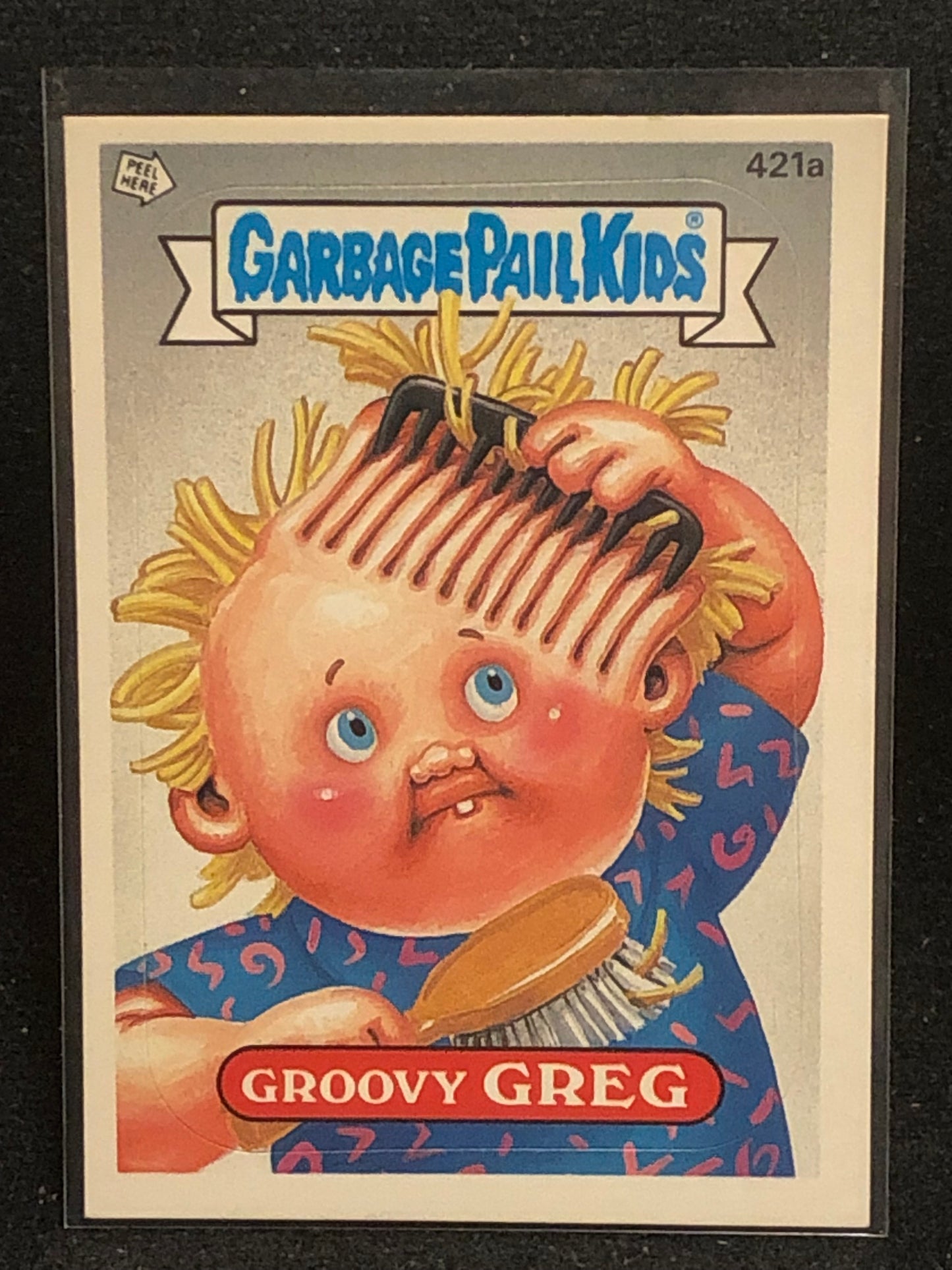 Garbage Pail Kids Original Series 11 (os11) 421a Groovy Greg