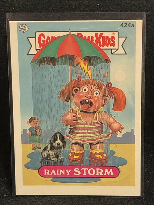 Garbage Pail Kids Original Series 11 (os11) 424a Rainy Storm