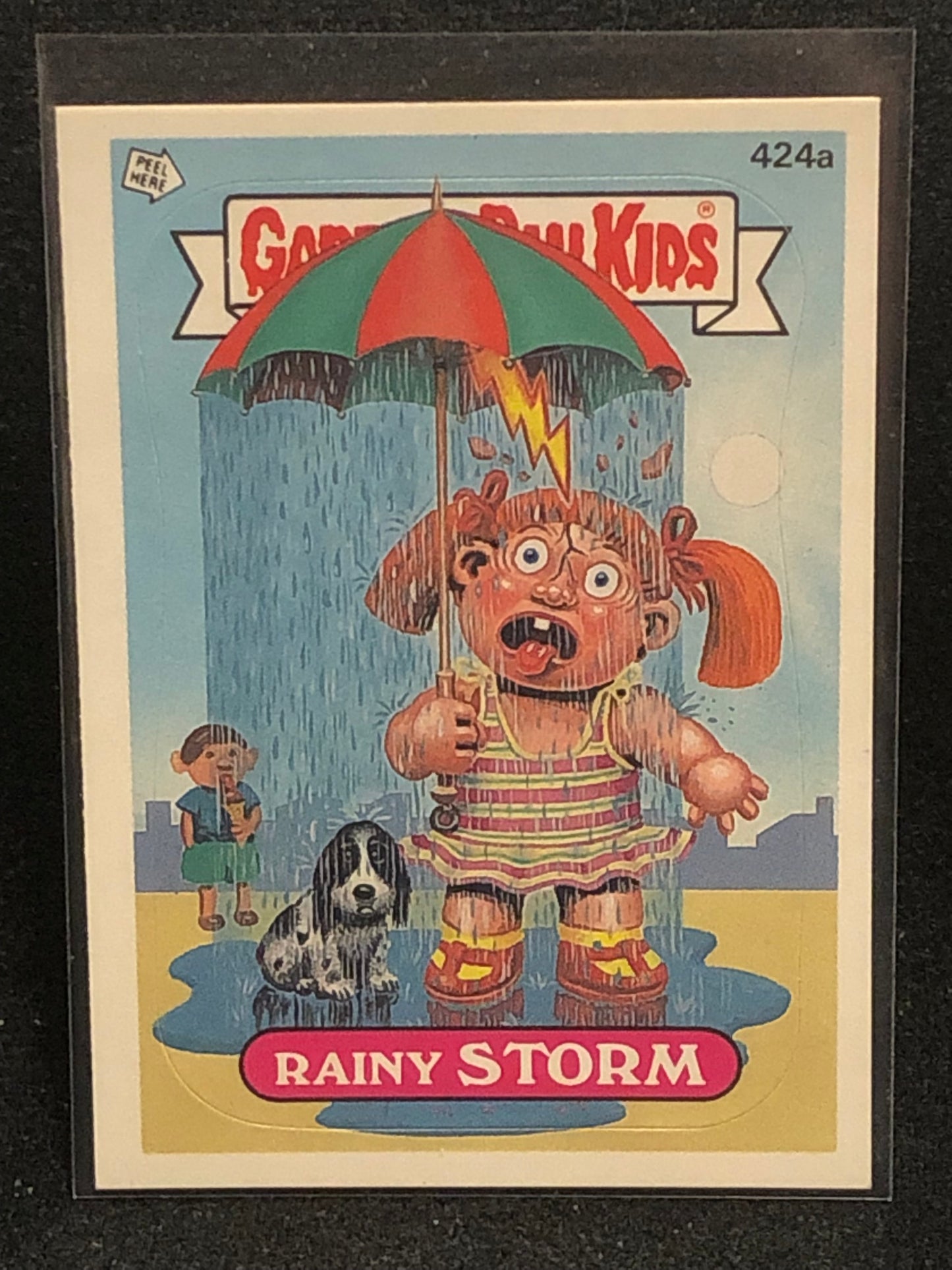 Garbage Pail Kids Original Series 11 (os11) 424a Rainy Storm