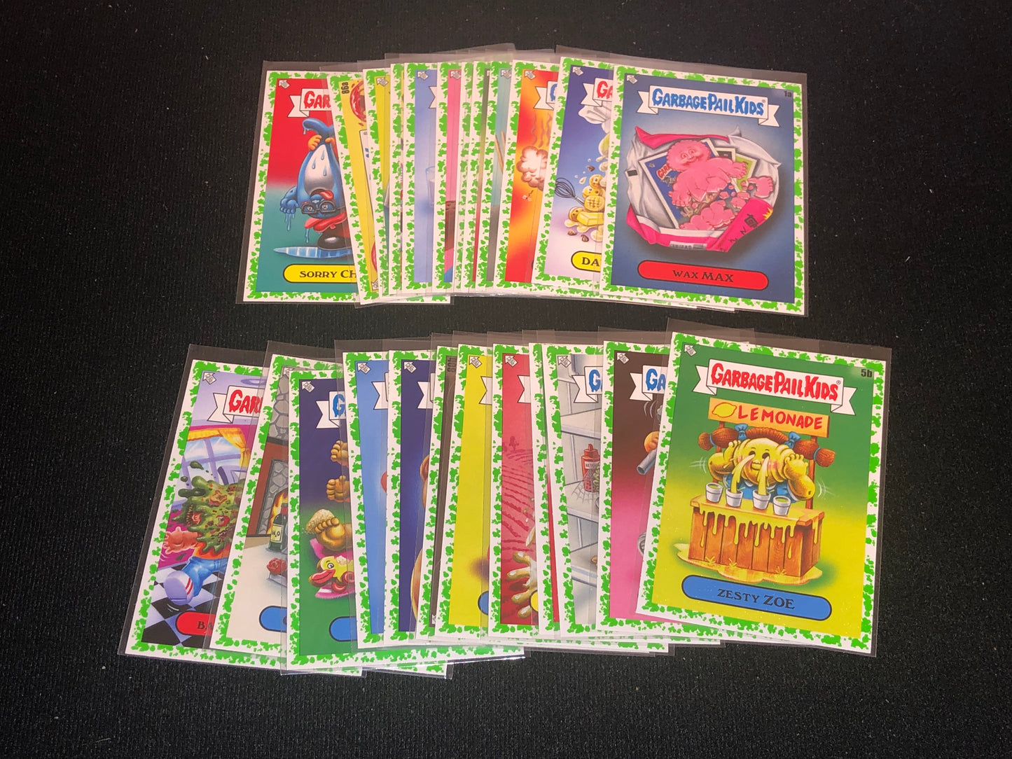 Garbage Pail Kids Food Fight U-PICK Green Parallel Singles 1a-50b