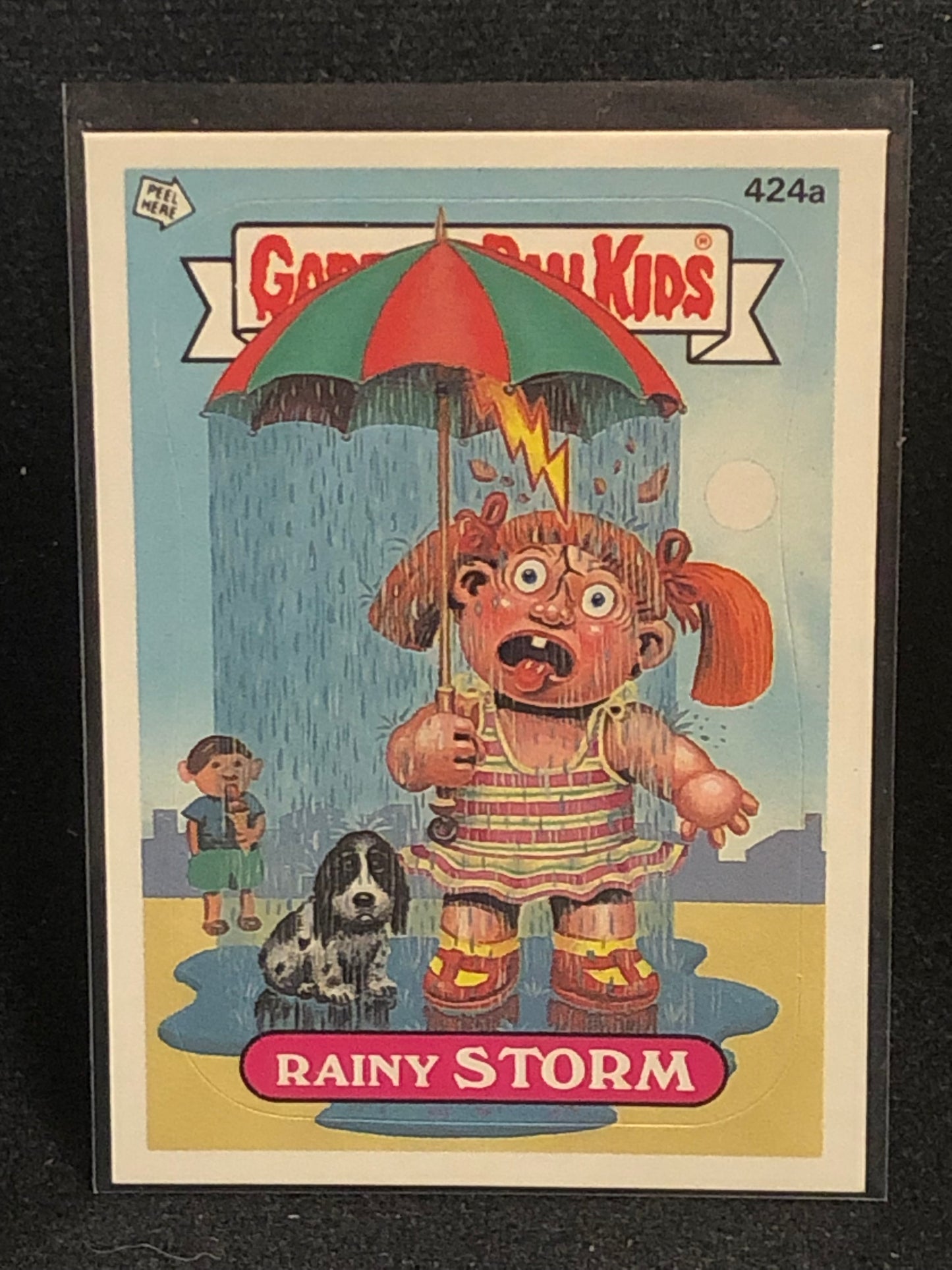 Garbage Pail Kids Original Series 11 (os11) 424a Rainy Storm