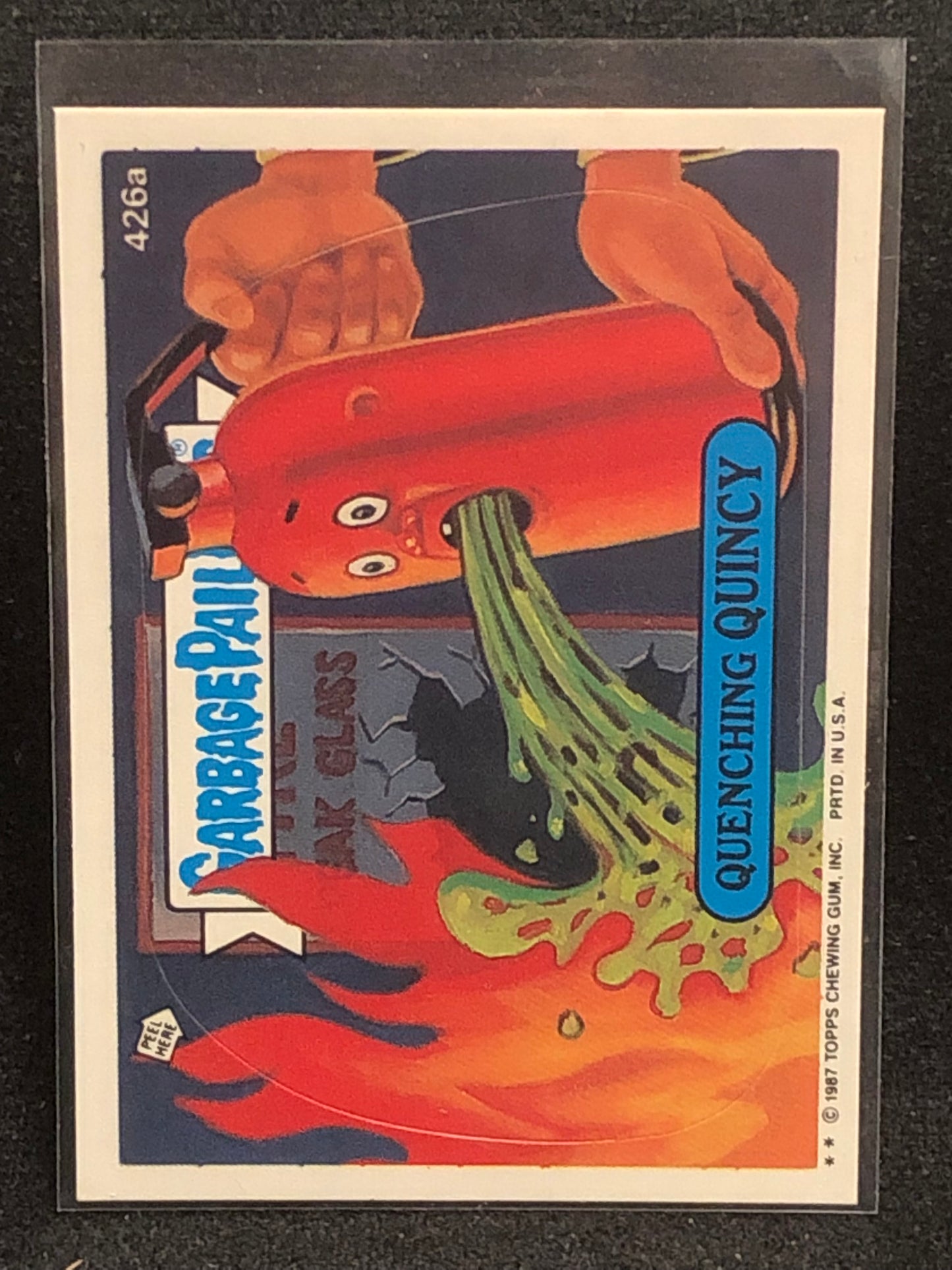 Garbage Pail Kids Original Series 11 (os11) 426a Quenching Quincy