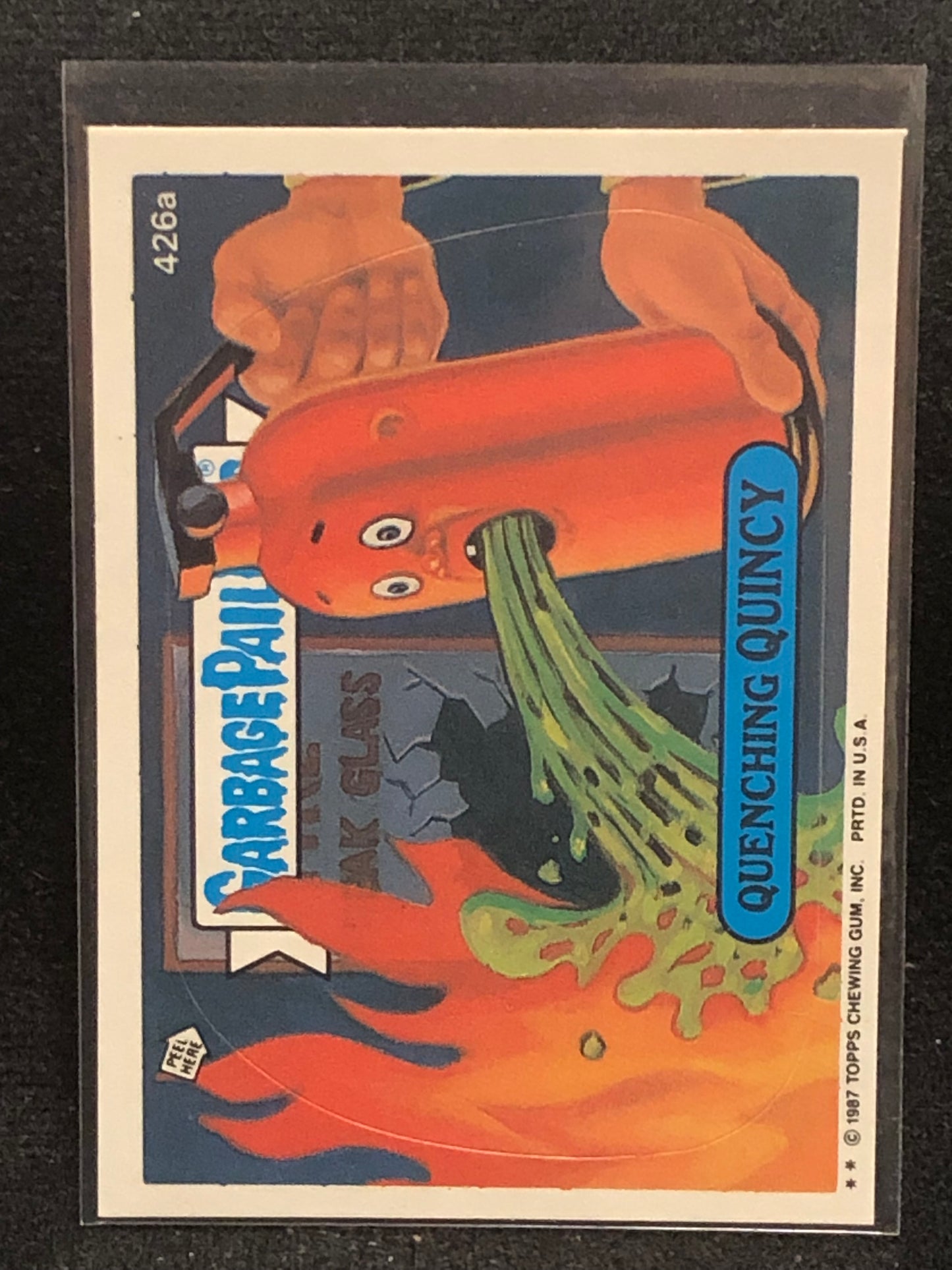 Garbage Pail Kids Original Series 11 (os11) 426a Quenching Quincy