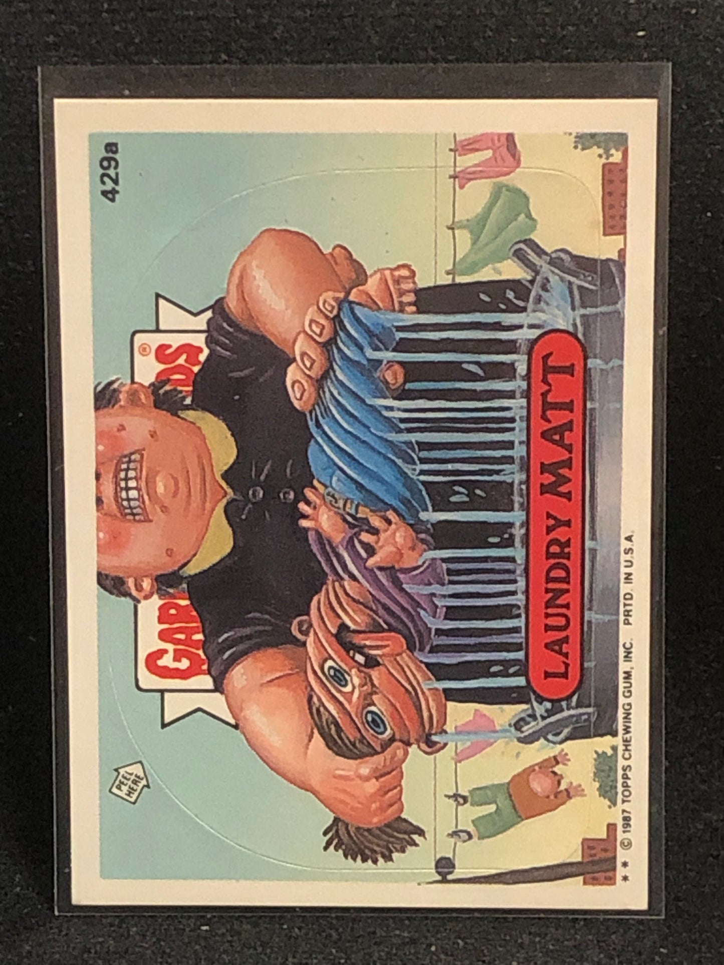 Garbage Pail Kids Original Series 11 (os11) 429a Laundry Matt