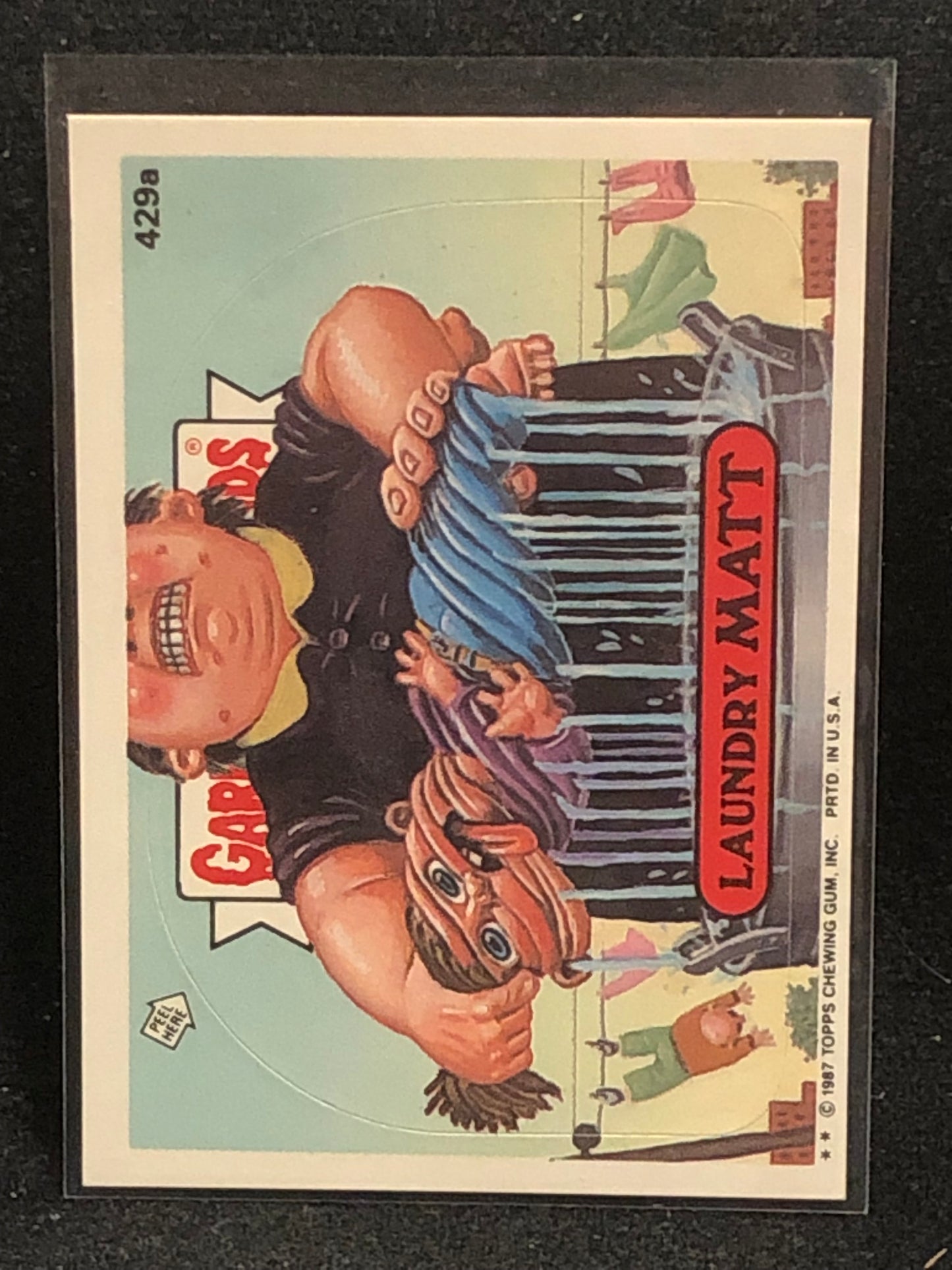 Garbage Pail Kids Original Series 11 (os11) 429a Laundry Matt