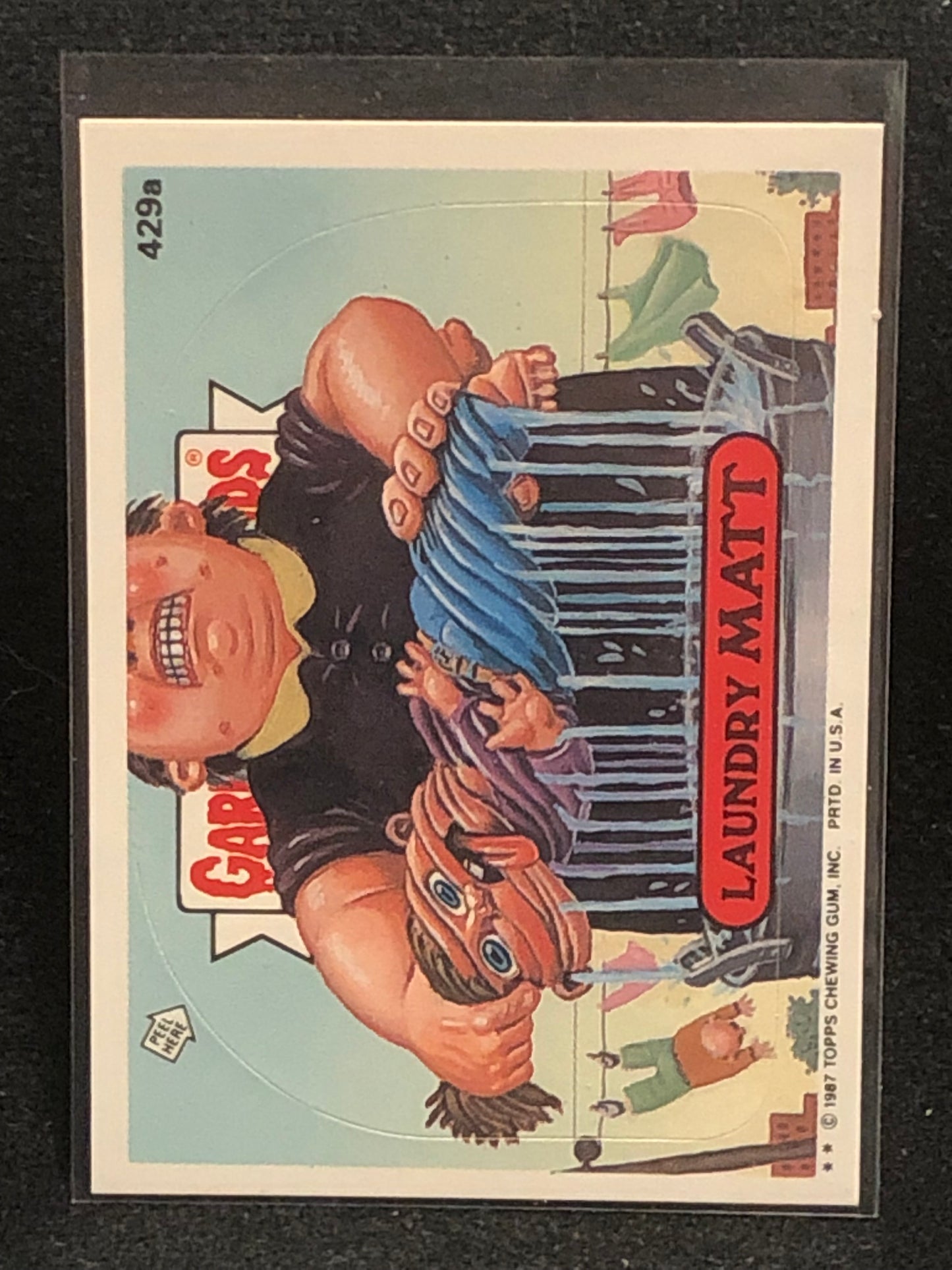 Garbage Pail Kids Original Series 11 (os11) 429a Laundry Matt