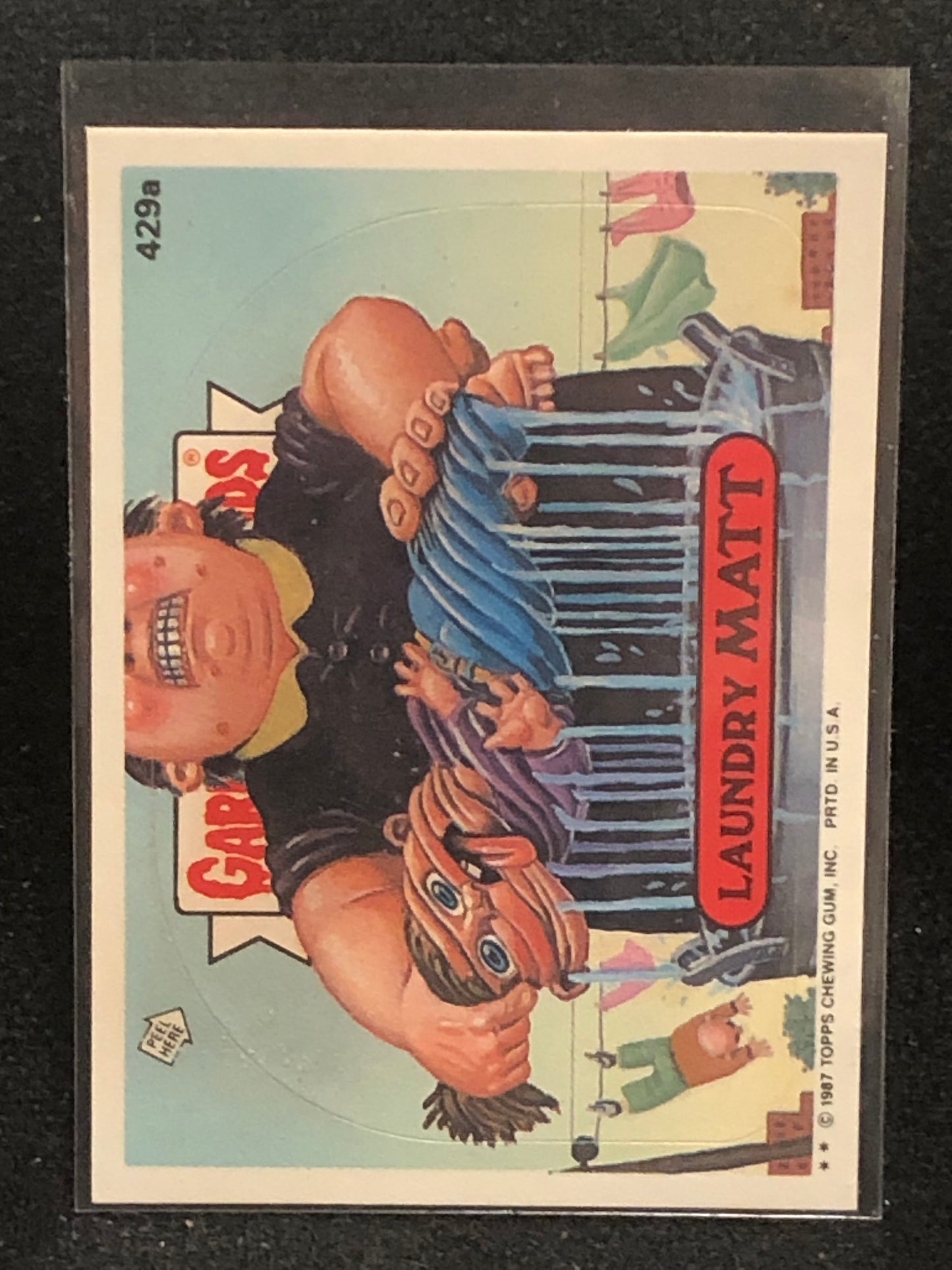 Garbage Pail Kids Original Series 11 (os11) 429a Laundry Matt