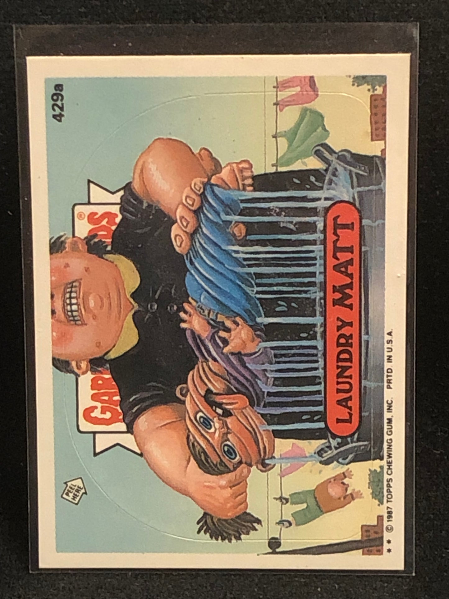 Garbage Pail Kids Original Series 11 (os11) 429a Laundry Matt