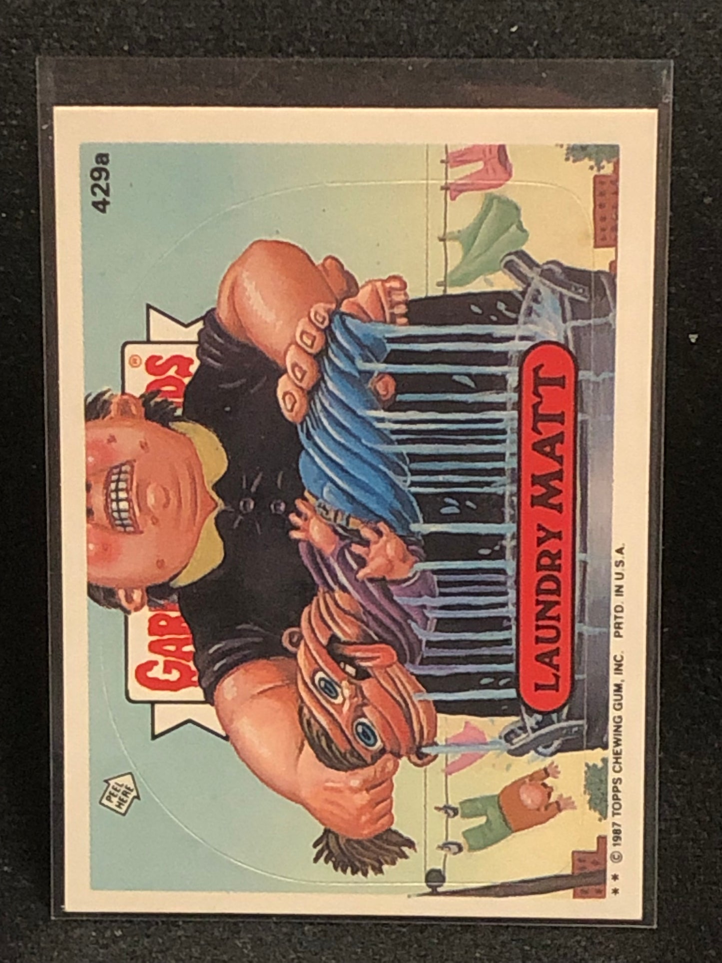 Garbage Pail Kids Original Series 11 (os11) 429a Laundry Matt